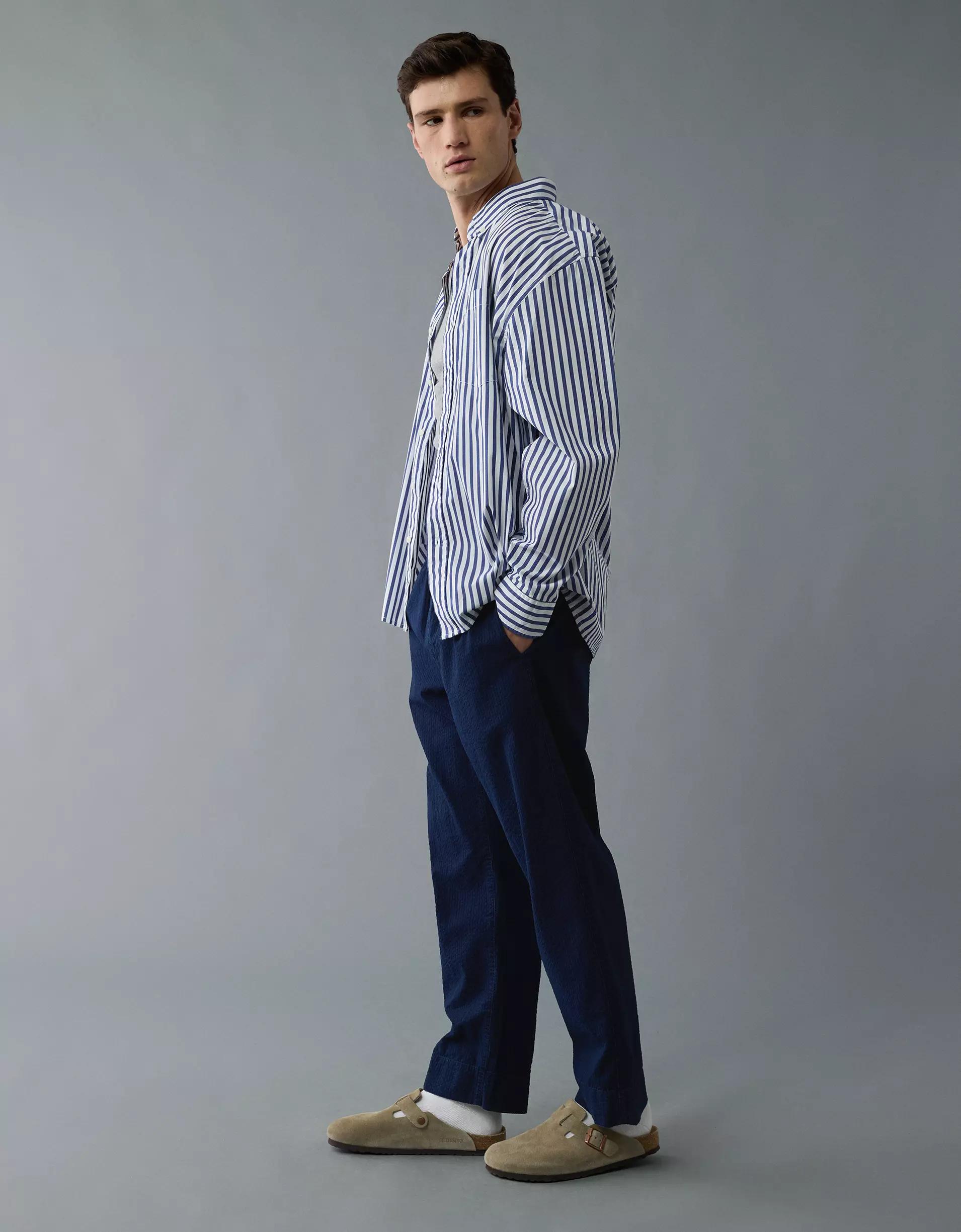 AE Seersucker Lounge Pant Product Image