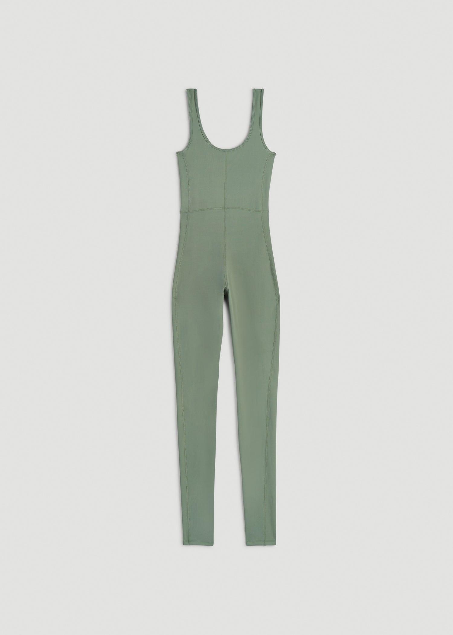 Balance Scoop Neck Jumpsuit for Tall Women in Dark Seagrass Female Product Image