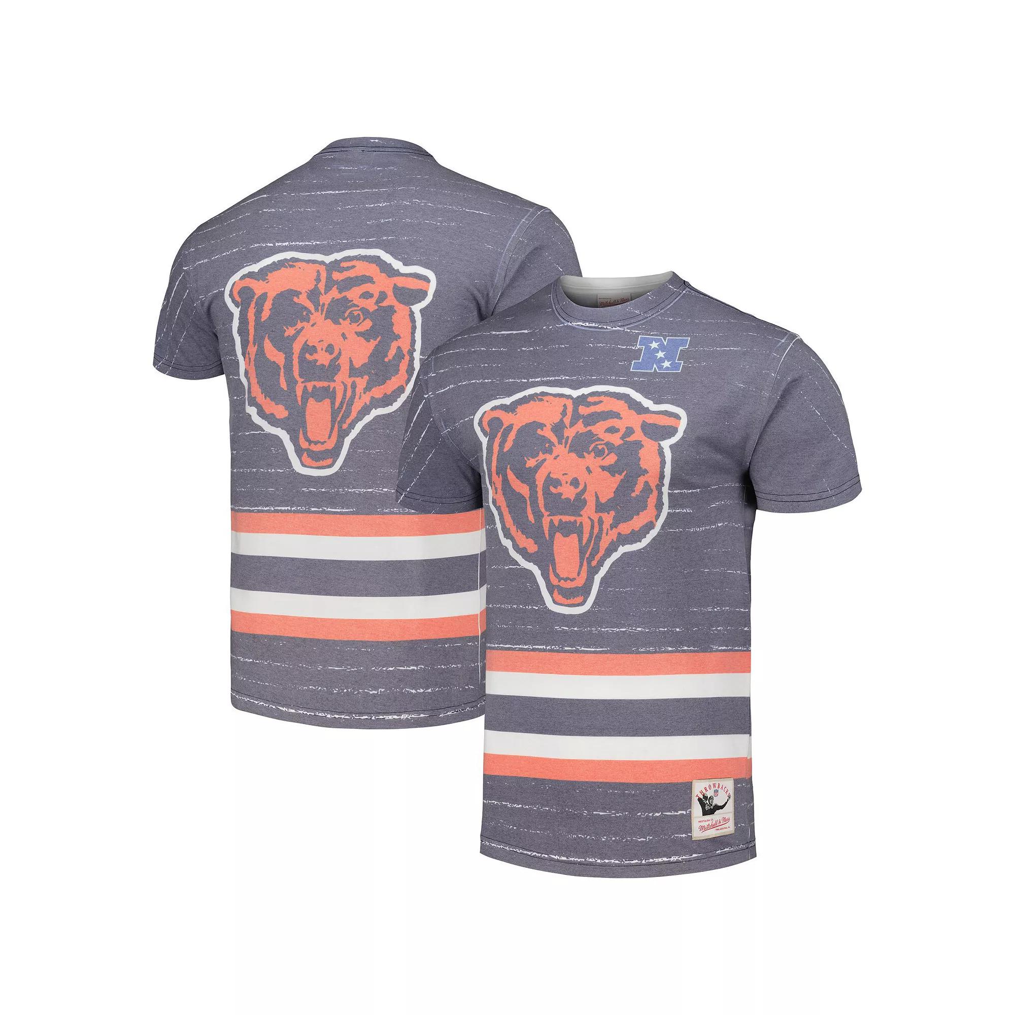 Men's Mitchell & Ness Navy Chicago Bears Jumbotron 3.0 T-Shirt,  Product Image