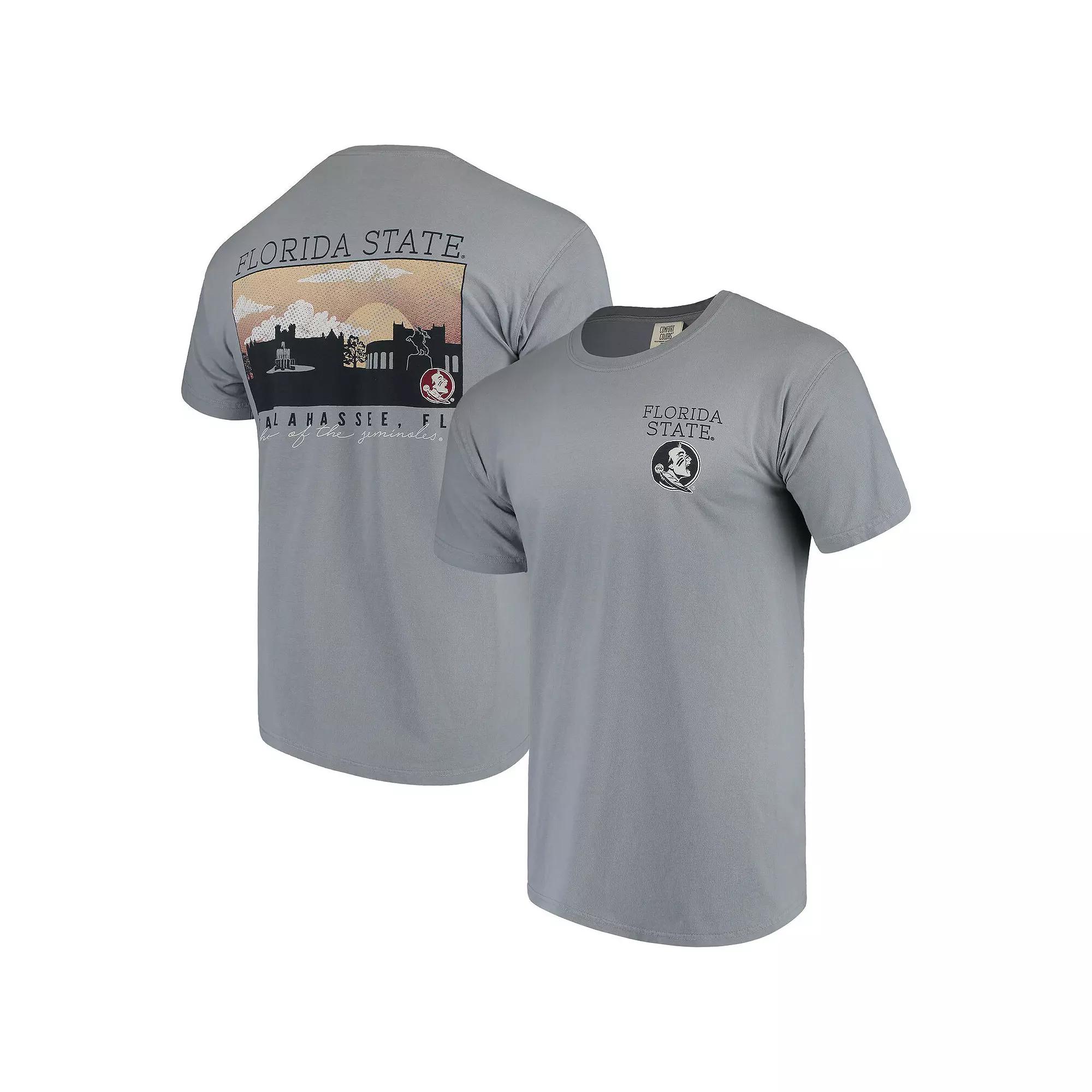 Men's Gray Florida State Seminoles Comfort Colors Campus Scenery T-Shirt,  Product Image