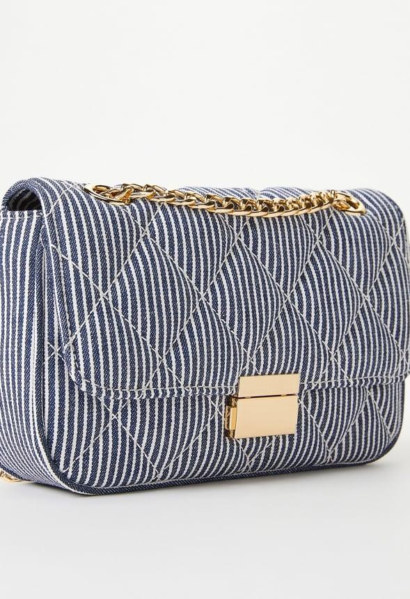 Quilted Push Lock Crossbody Product Image