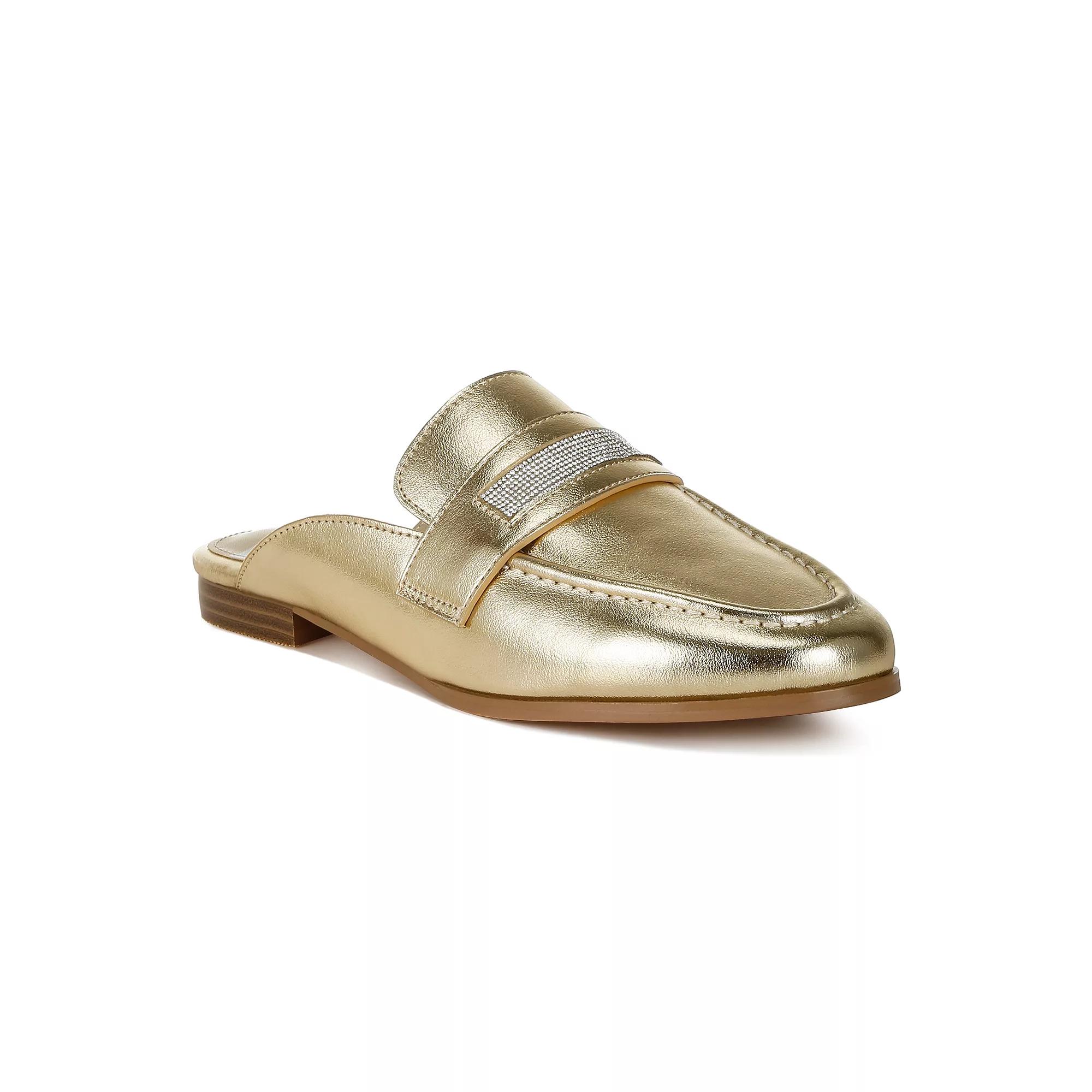 Rag & Co Piscola Women's Mule Flats, Size: 5, Gold Product Image