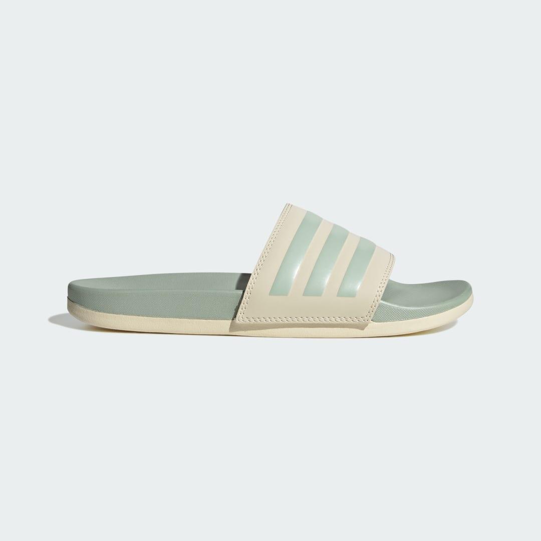 adidas Adilette Comfort Slides Wonder White 9 Womens Product Image