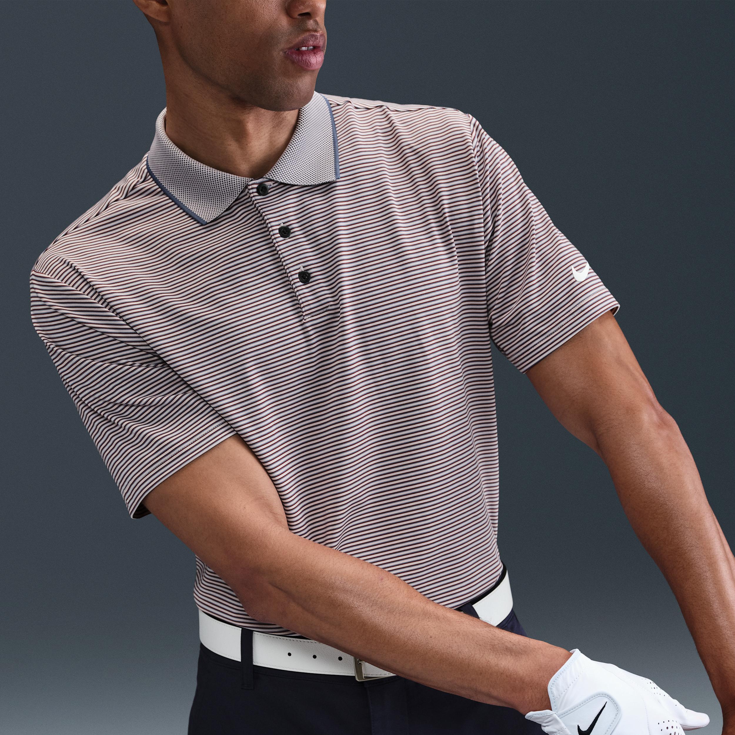 Nike Men's Tour Dri-FIT Striped Golf Polo Product Image