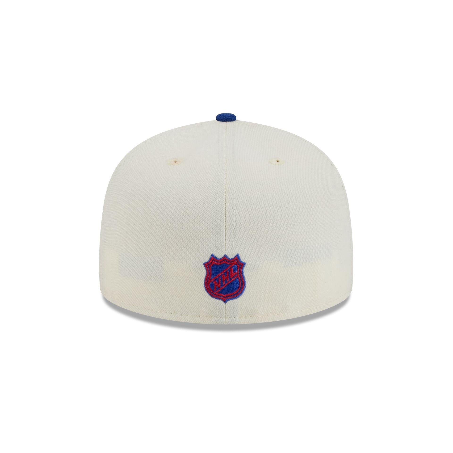New York Rangers Chrome White 59FIFTY Fitted Hat Male Product Image