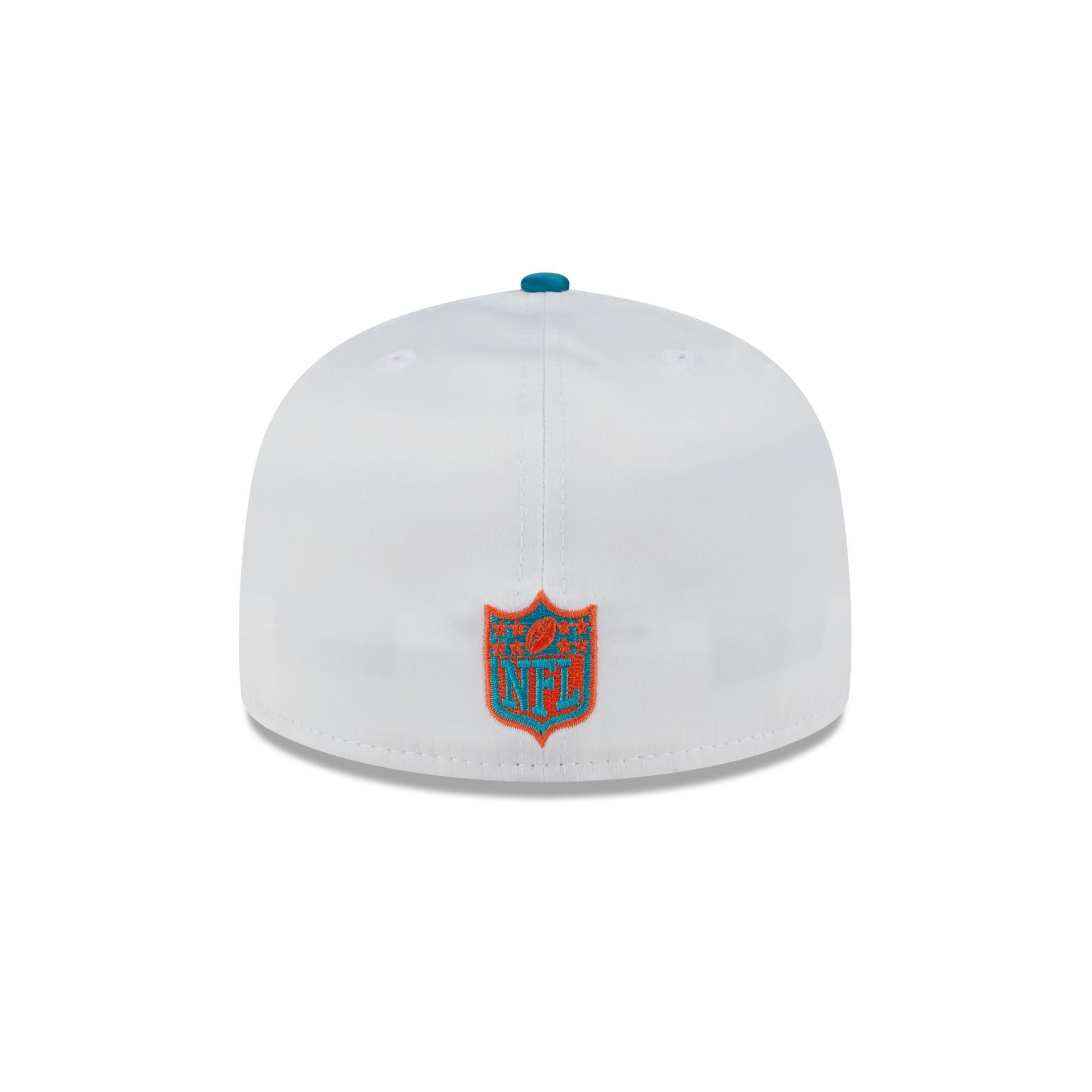 Miami Dolphins Spring Satin 59FIFTY Fitted Hat Male Product Image