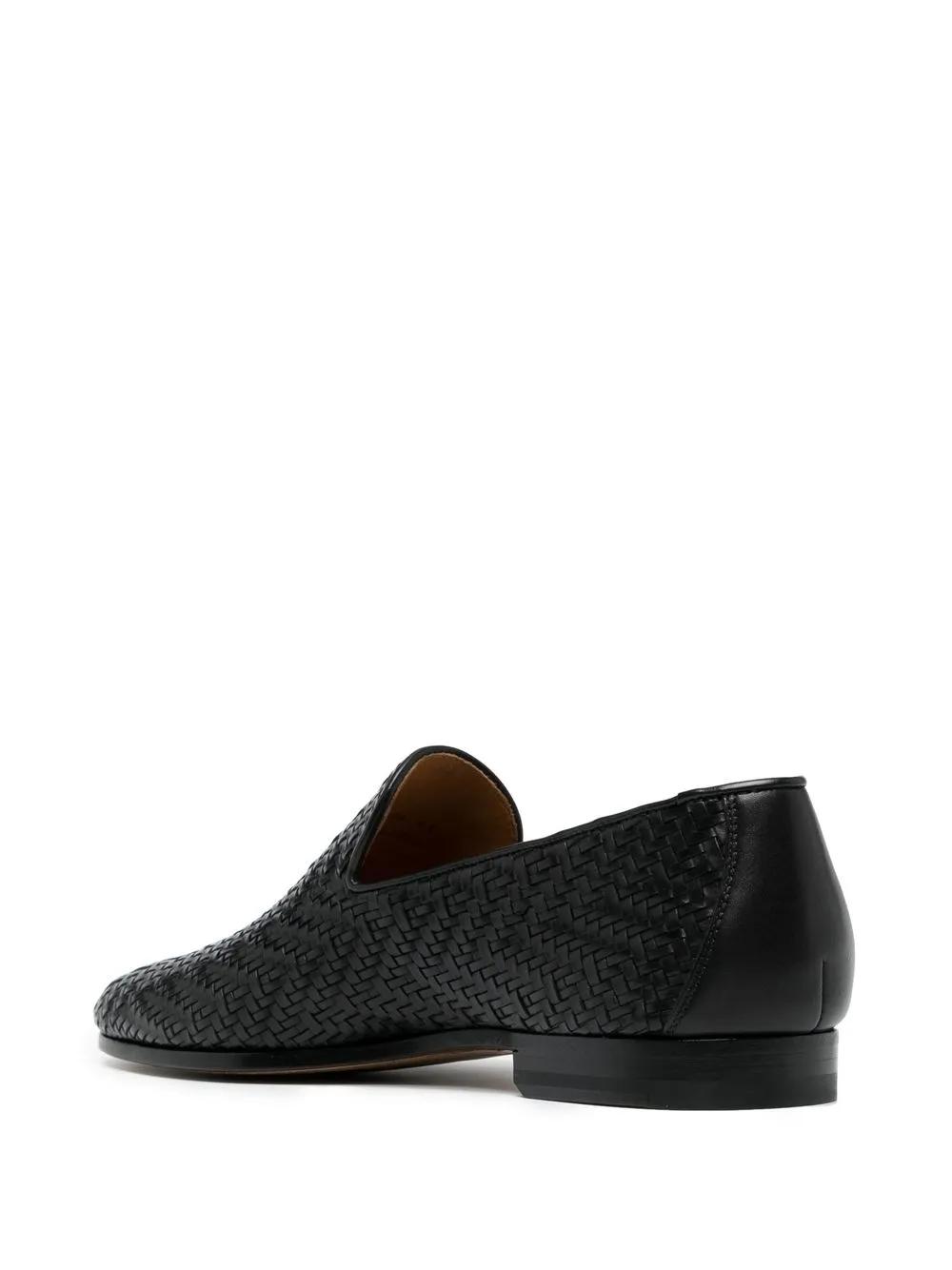 interwoven leather loafers Product Image