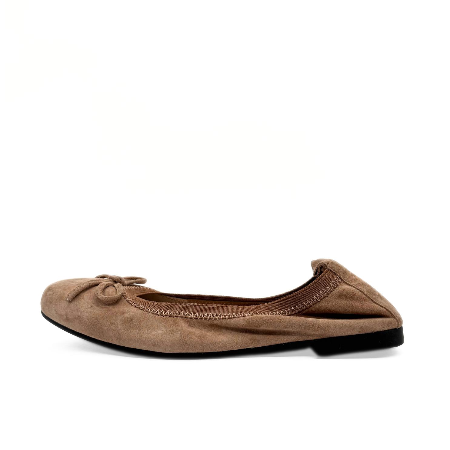 Jamie Suede Ballerina Flat Product Image