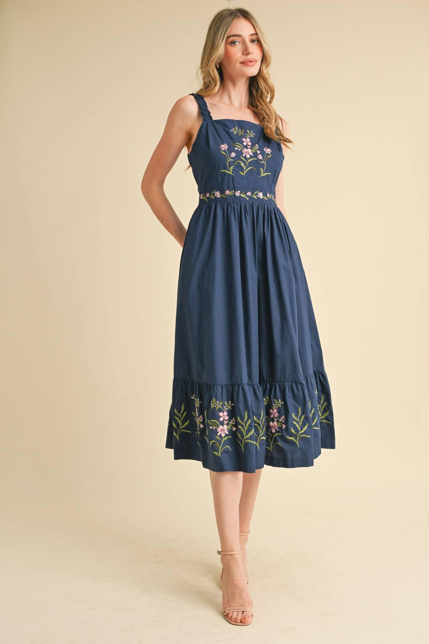 Cassia Embroidered Midi Product Image