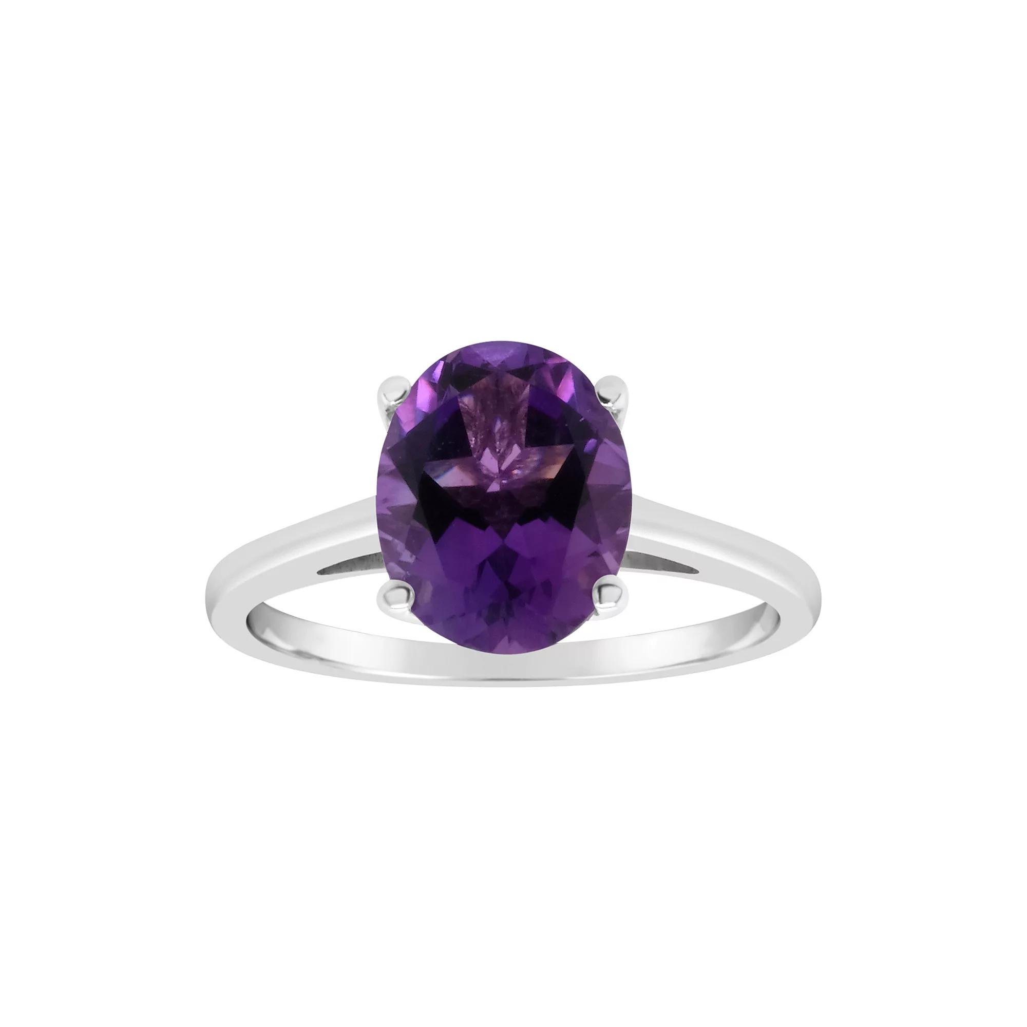 Alyson Layne Sterling Silver Amethyst Ring, Womens Product Image