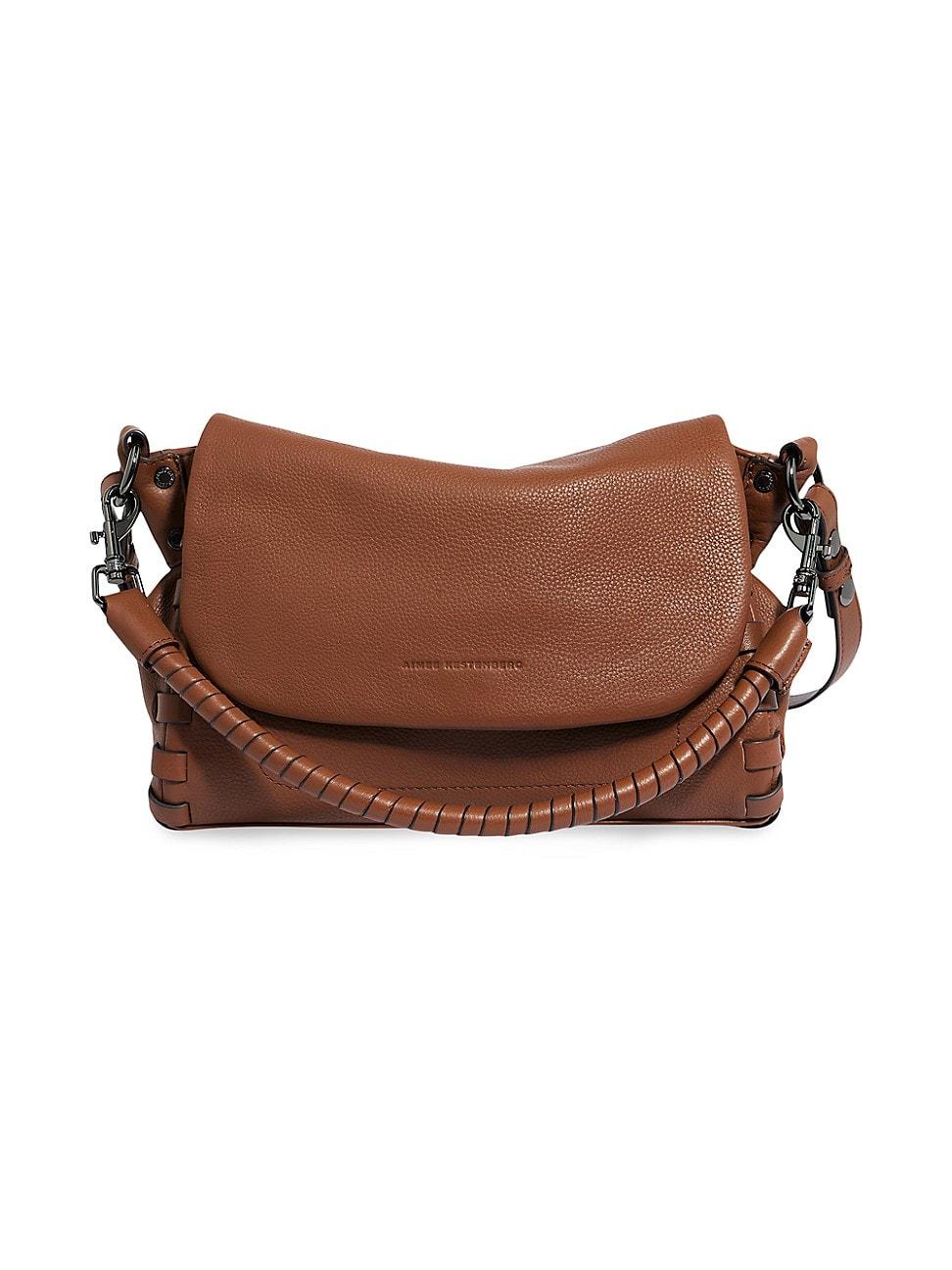 Womens Zen Leather Convertible Crossbody Bag Product Image