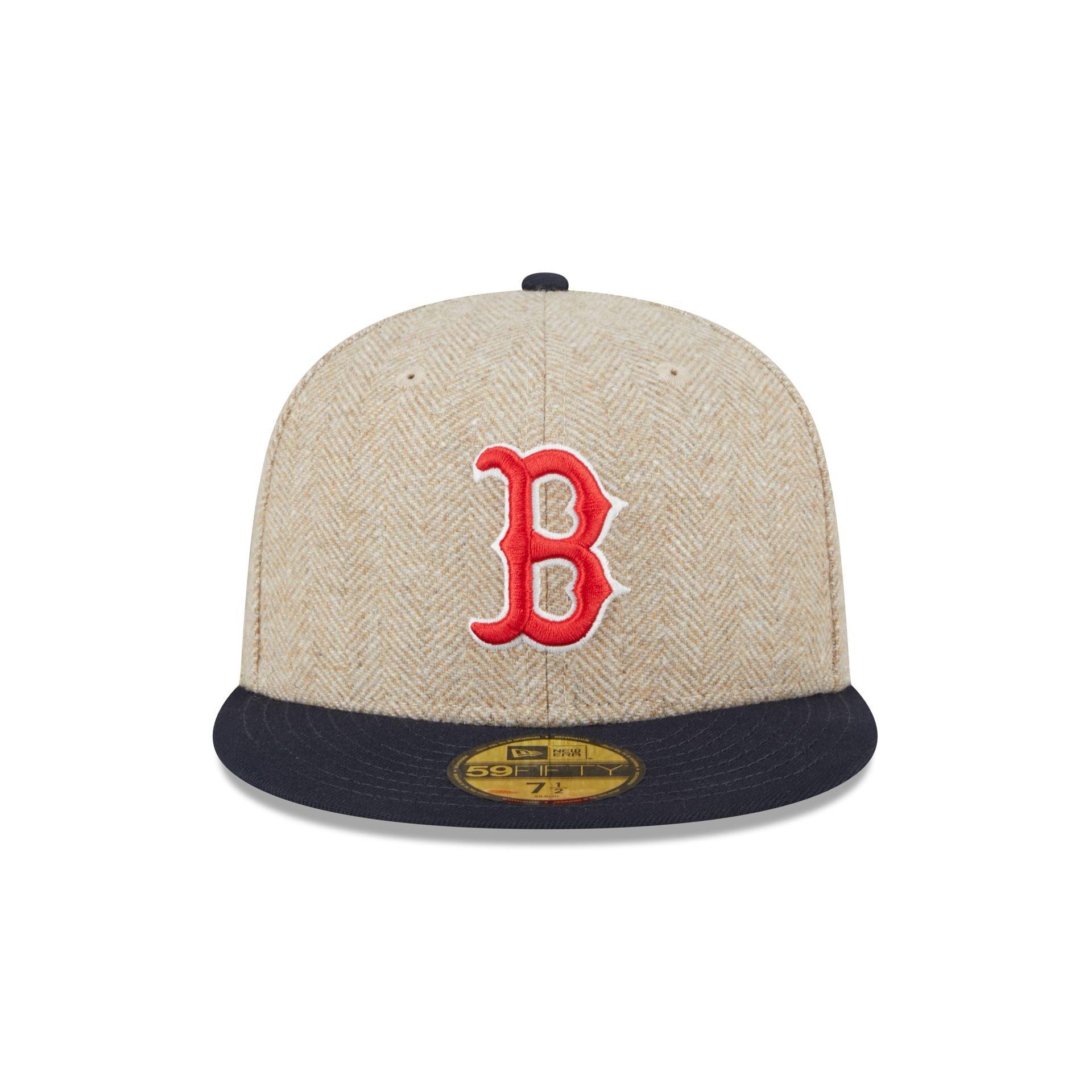 Boston Red Sox Herringbone Moon 59FIFTY Fitted Hat Male Product Image