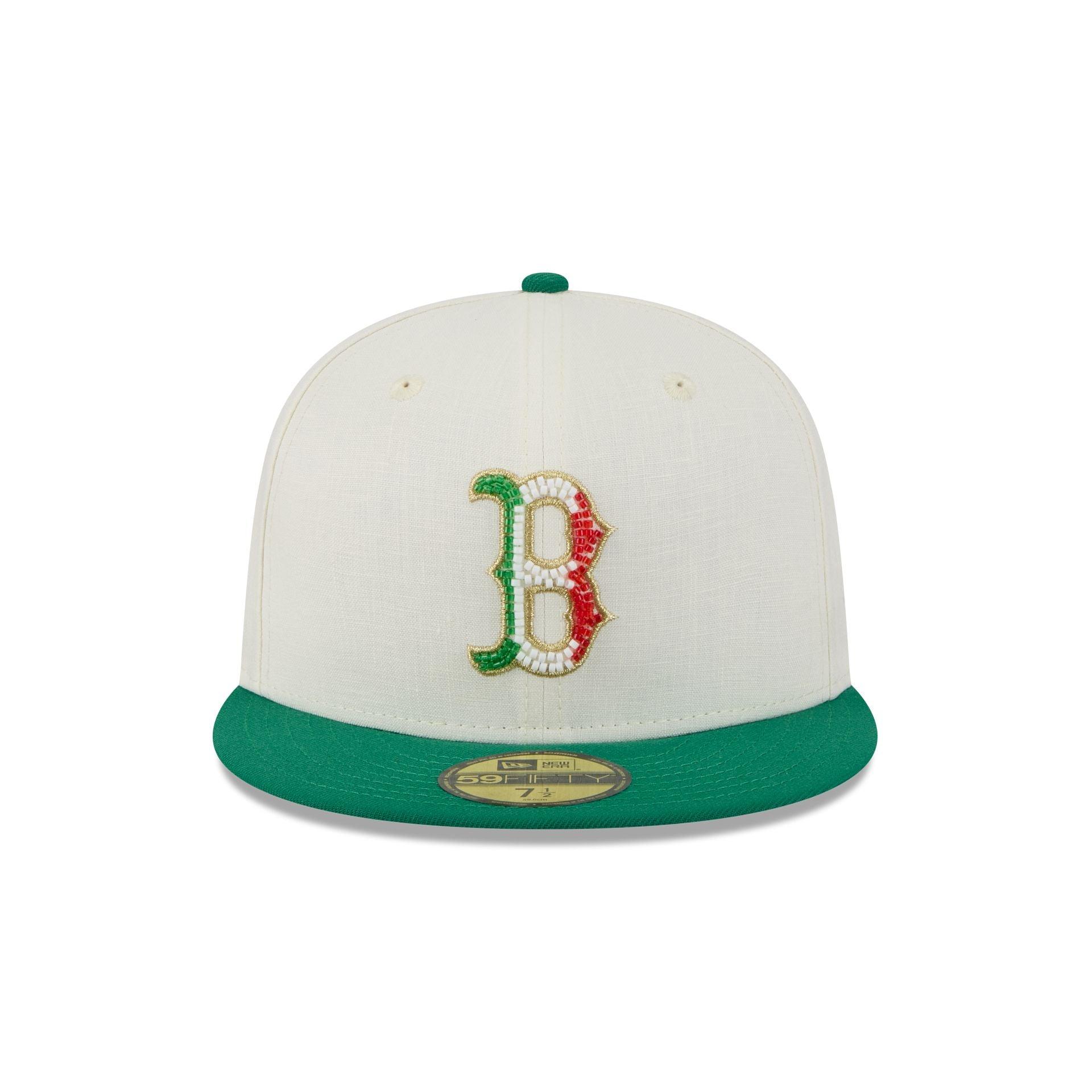 Boston Red Sox Beaded Linen 59FIFTY Fitted Hat Male Product Image