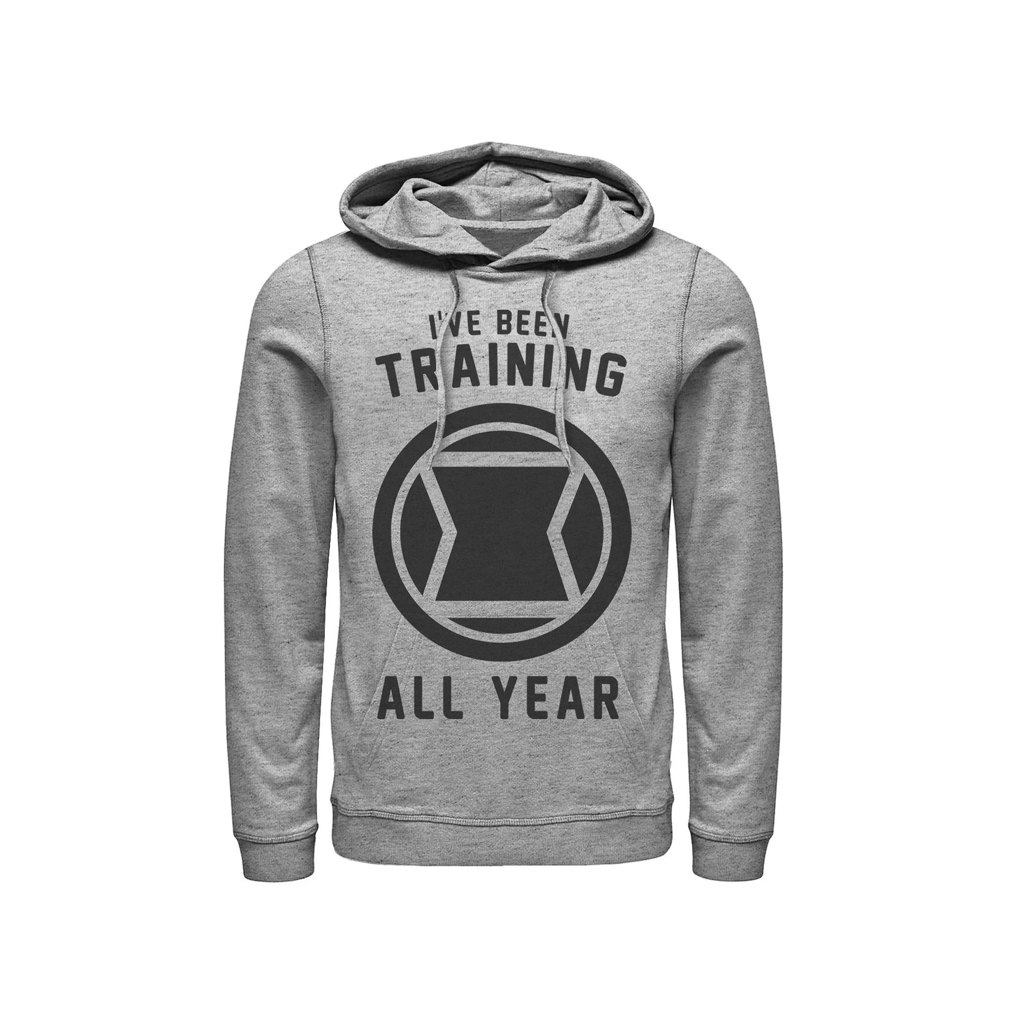 Men's Marvel Avengers Black Widow I've Been Training All Year Logo Hoodie,  Product Image