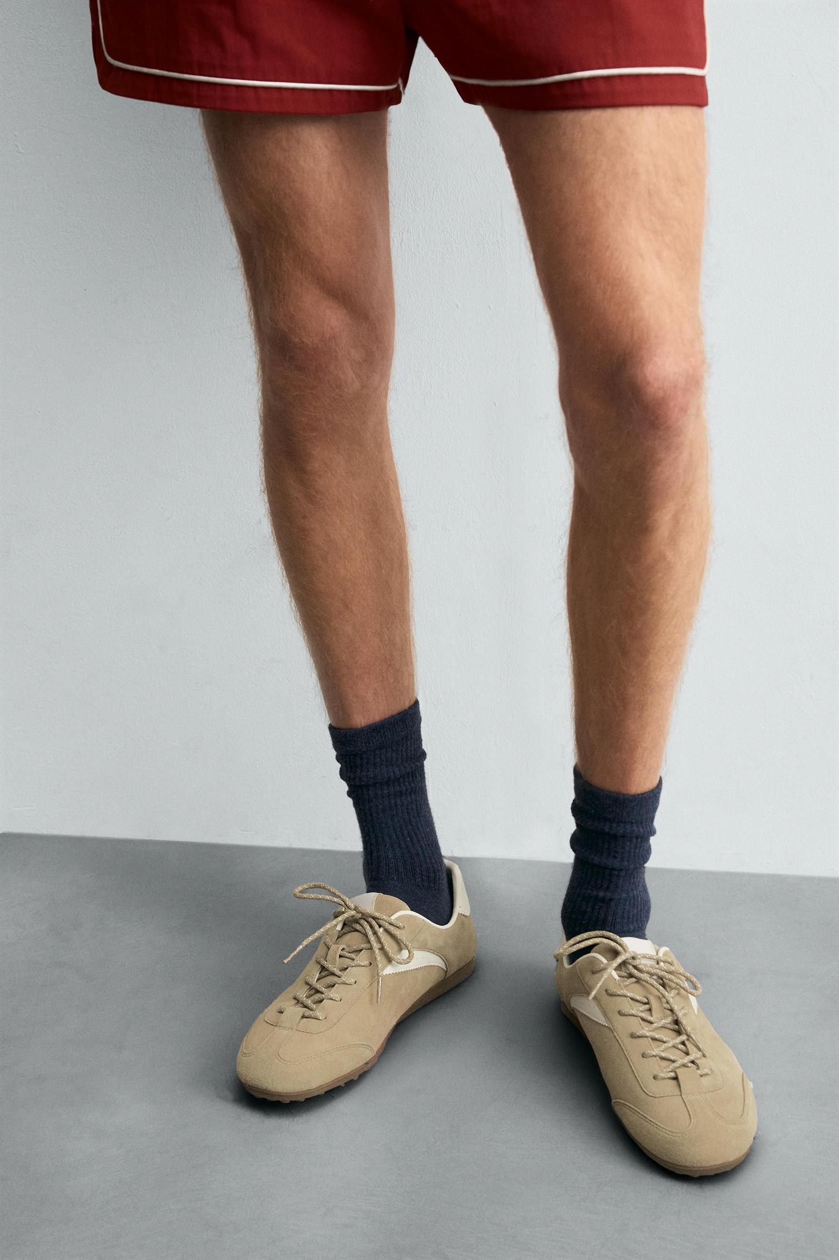 LEATHER SNEAKERS Product Image