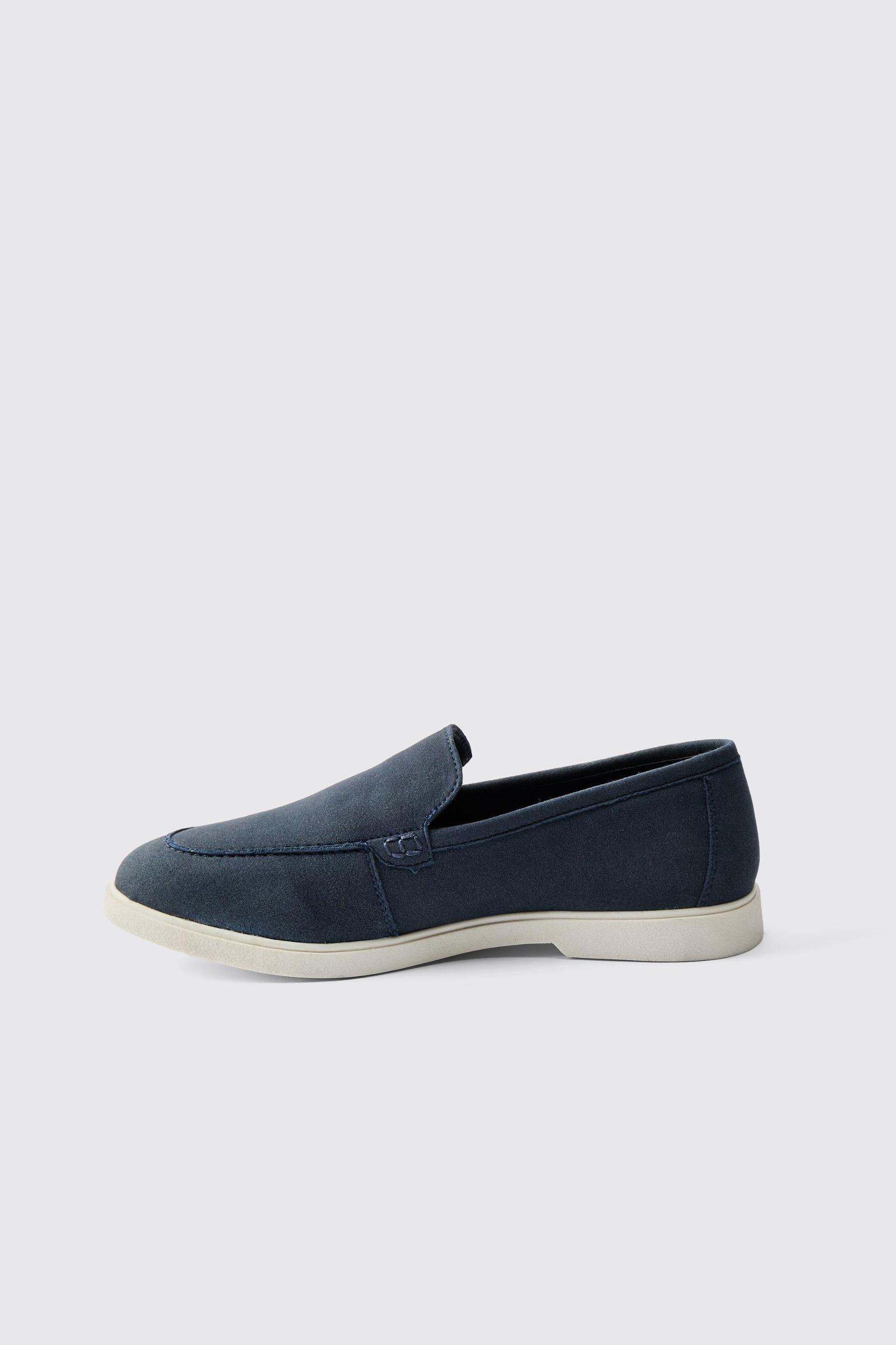 Faux Suede Loafer | boohooMAN USA Product Image