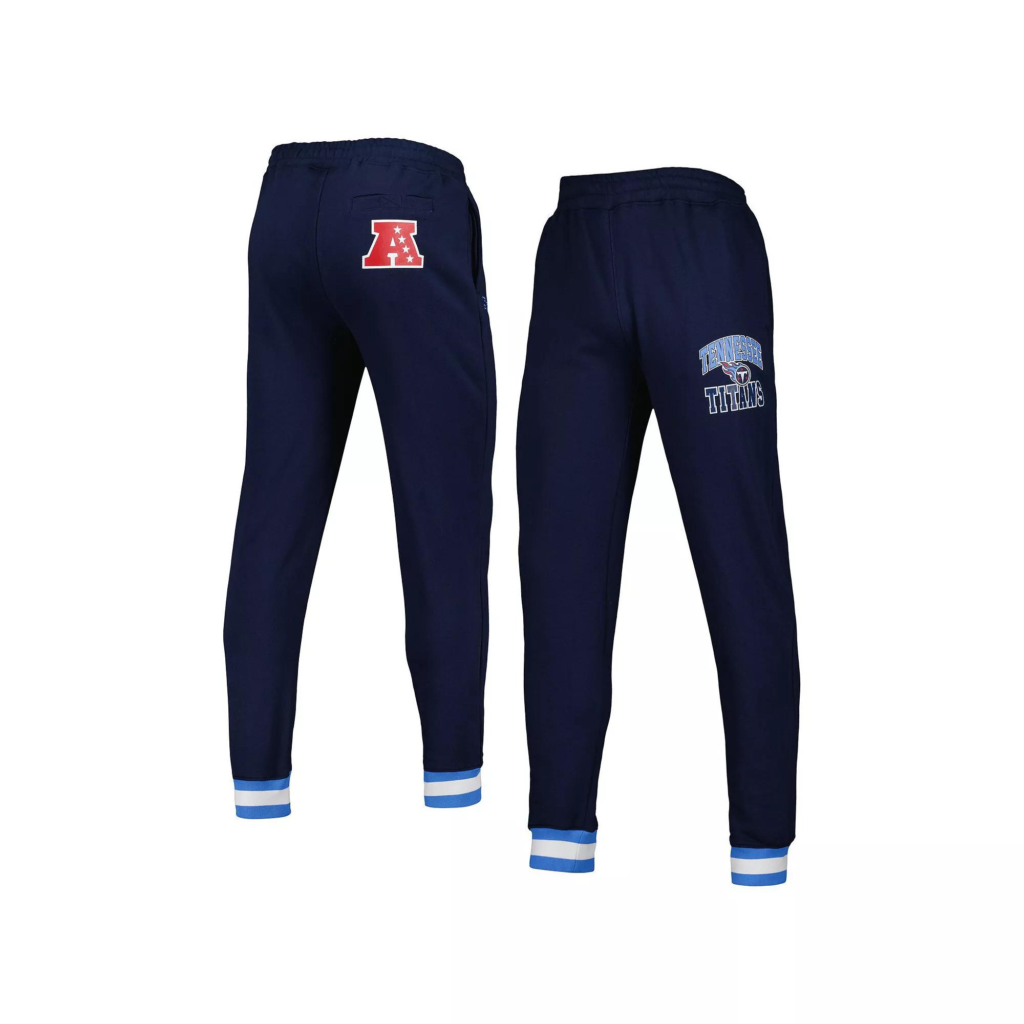 Men's Starter Navy Tennessee Titans Blitz Fleece Jogger Pants, Size: Large, Blue Product Image