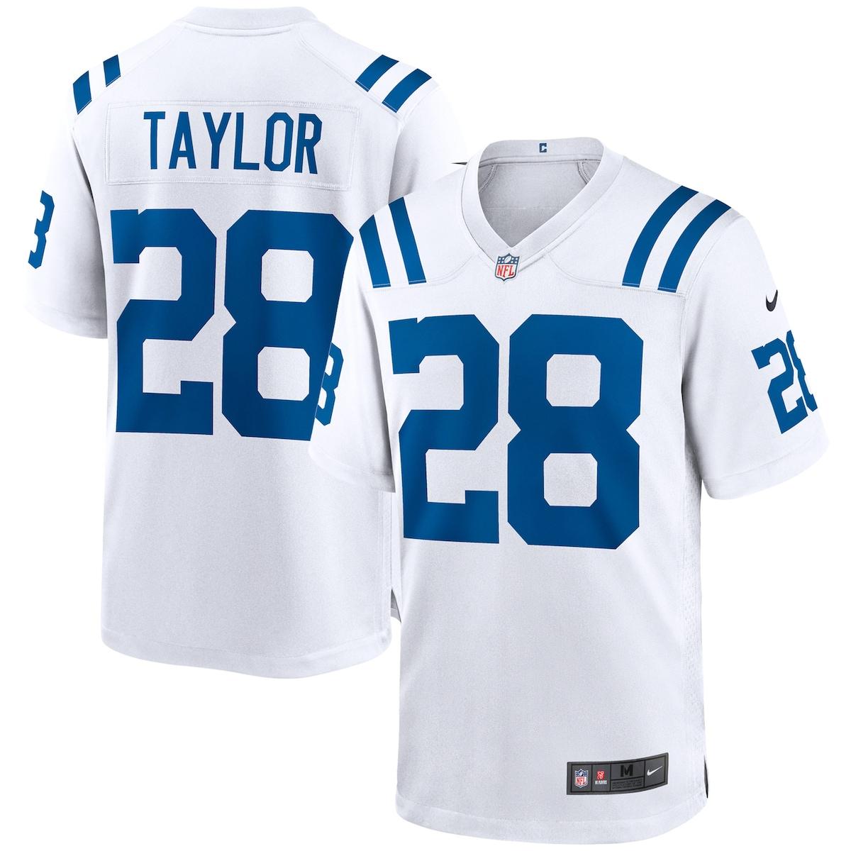 Men's Nike Jonathan Taylor White Indianapolis Colts Game Jersey,  Product Image