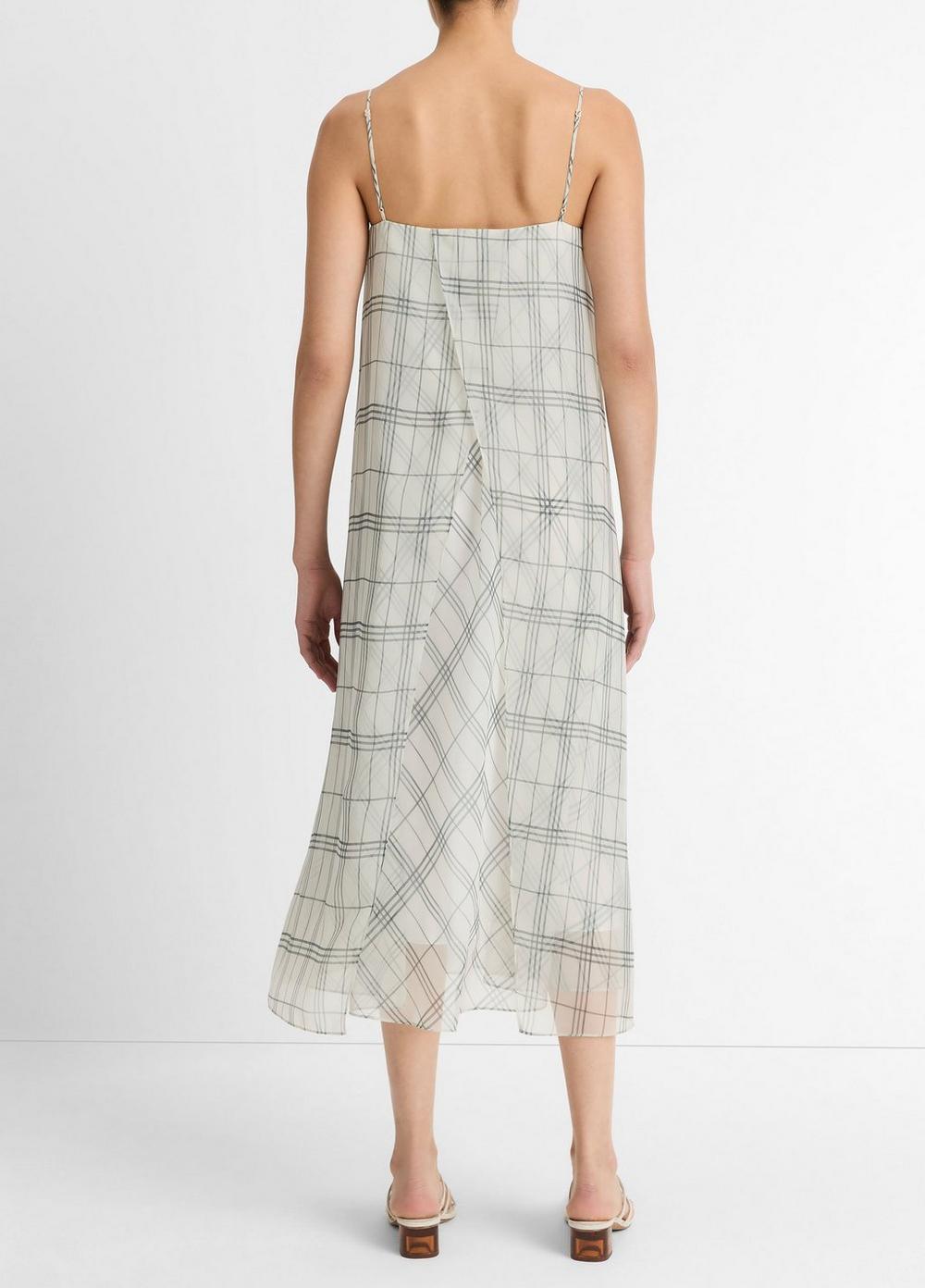 Fenced Plaid Layered Dress Product Image