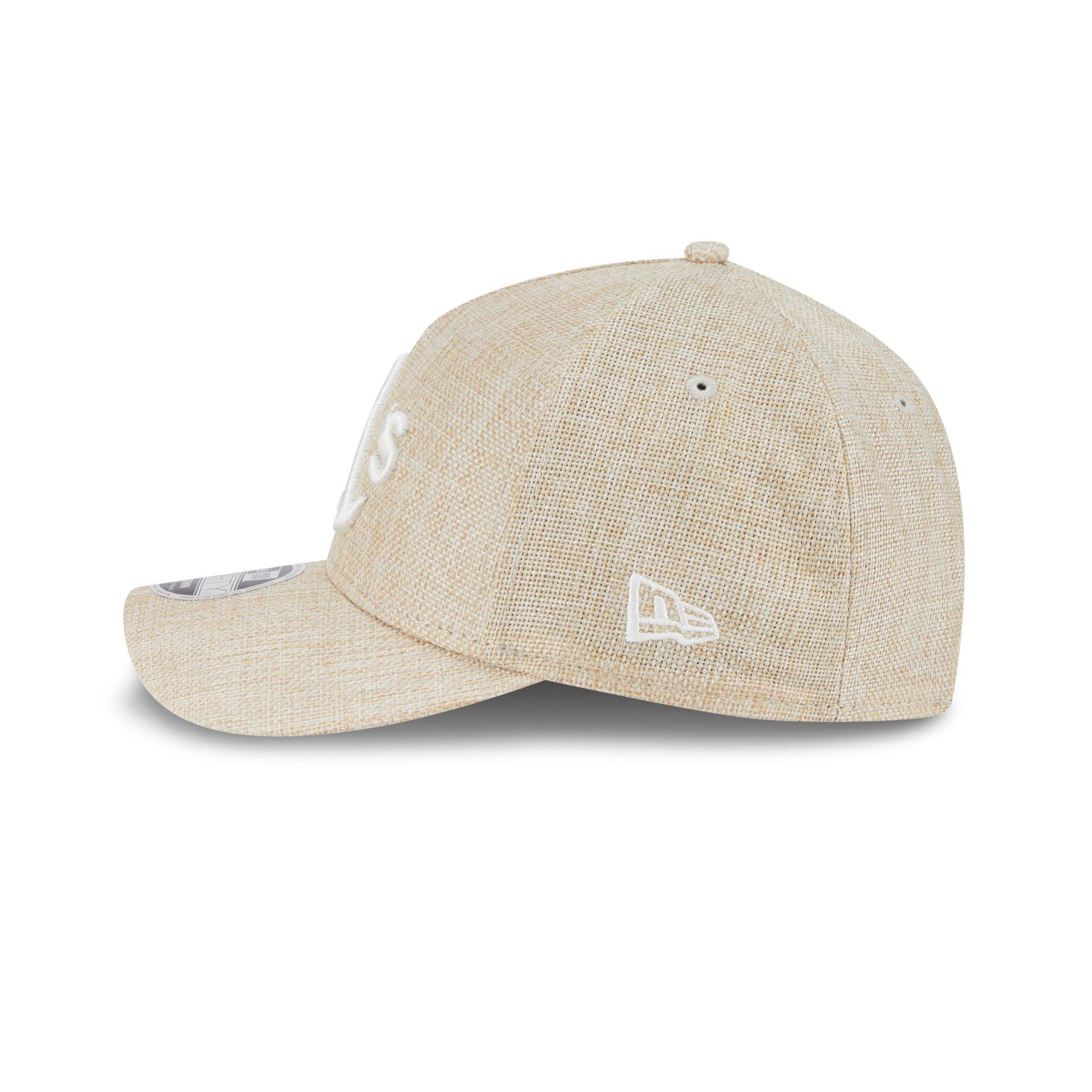 Athletics Cotton Weave Stone 9FORTY M-Crown A-Frame Snapback Hat Male Product Image