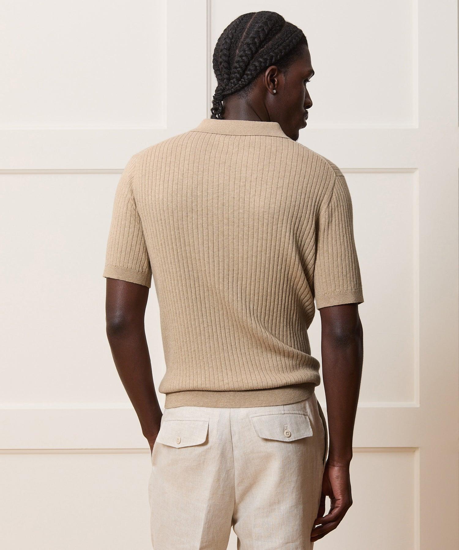 Cotton-Cashmere Sweater Polo Product Image
