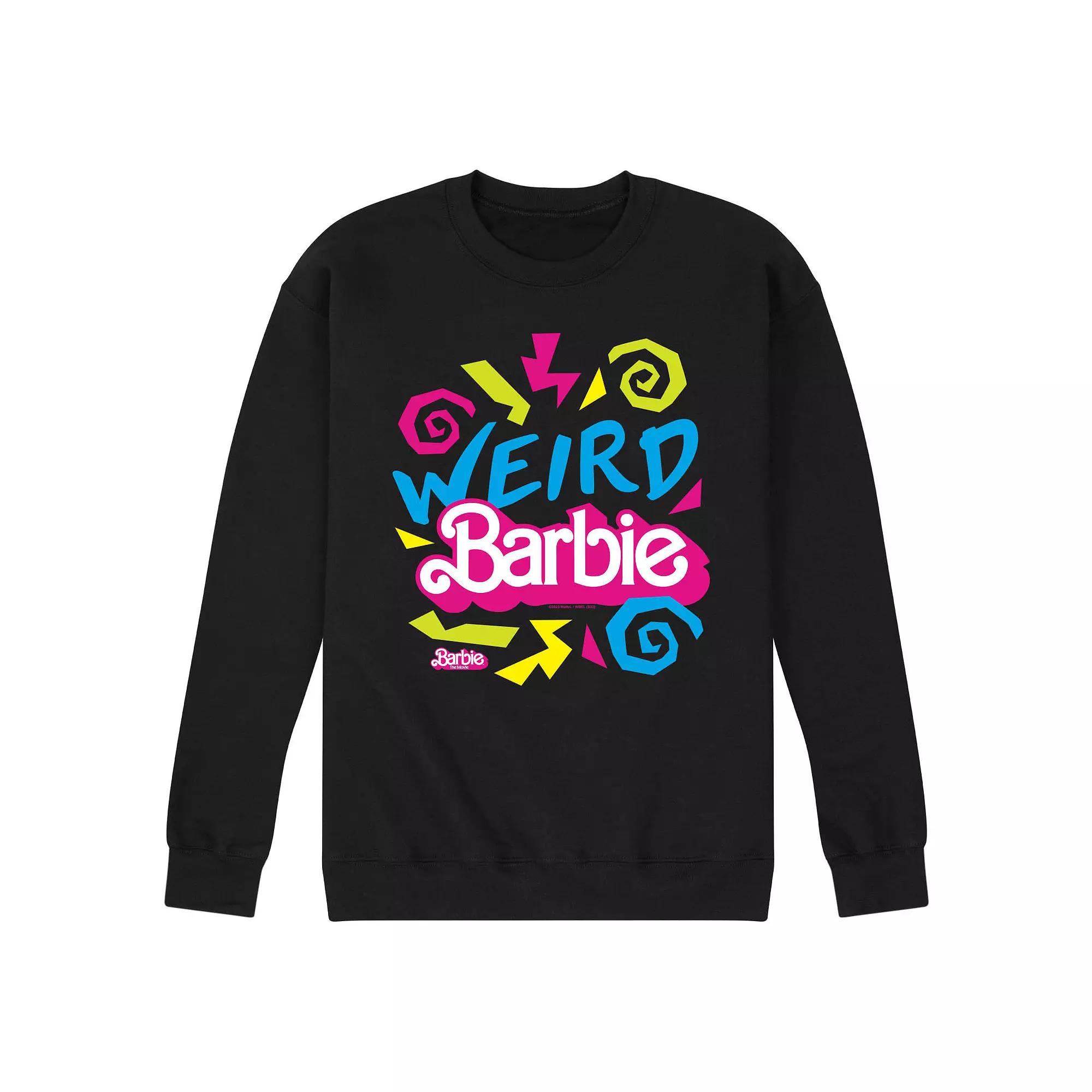 Men's Barbie™ The Movie Weird Barbie Fleece Sweatshirt,  Product Image