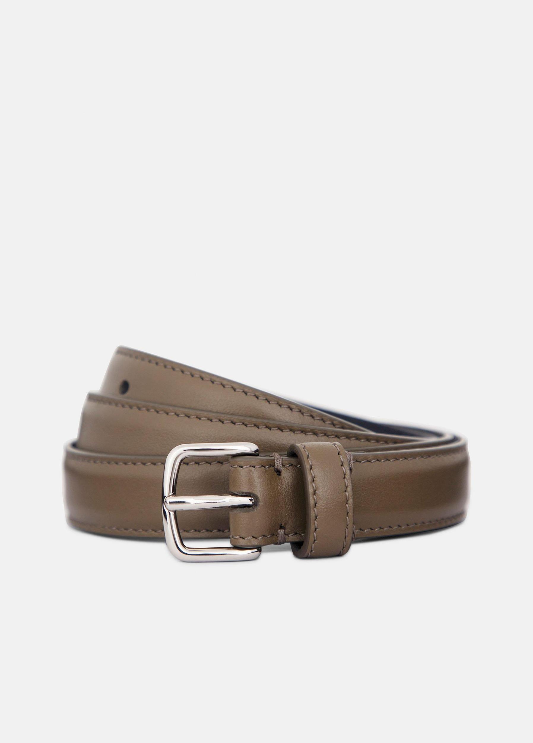 Women’s 20mm Stitched Leather Belt Product Image