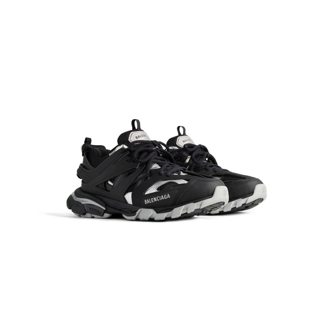 Women's Track Sneaker  in Black/silver Product Image