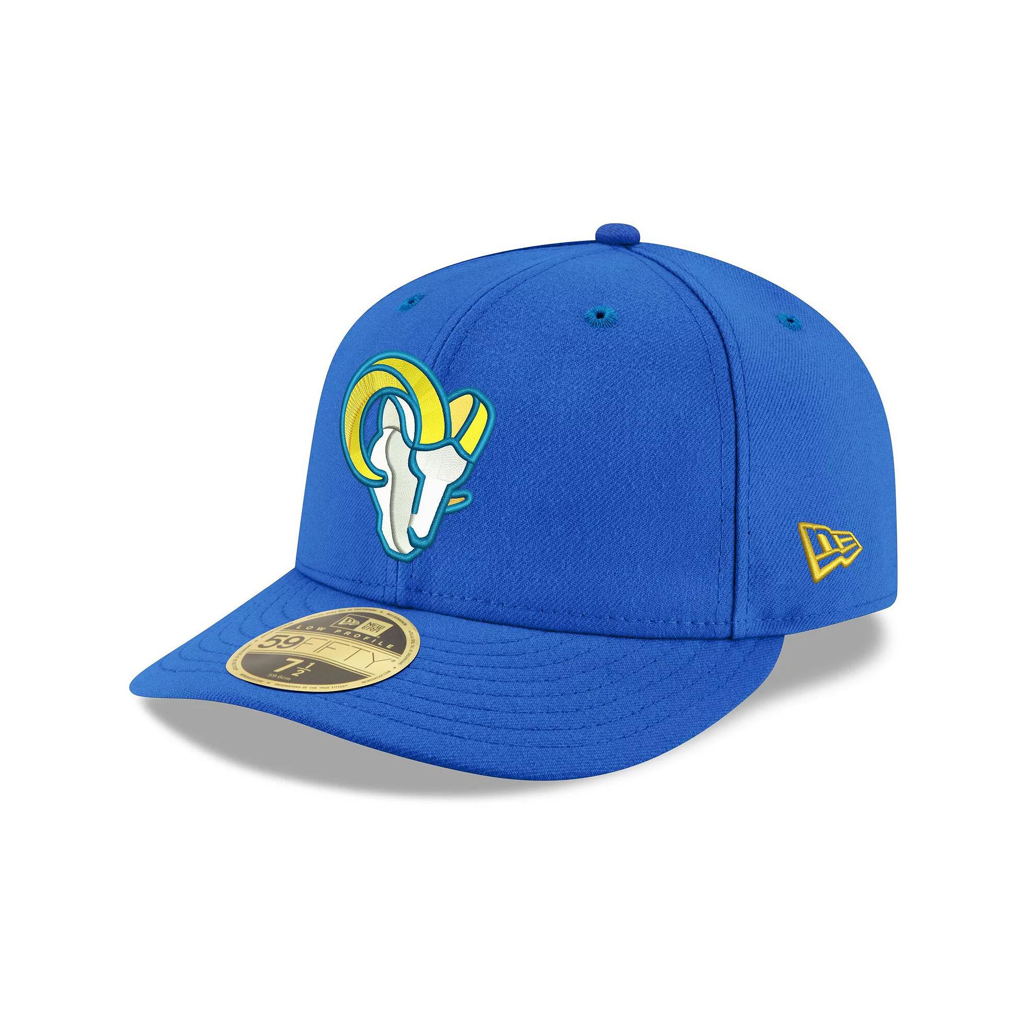 Men's New Era Royal Los Angeles Rams Omaha Low Profile 59FIFTY Fitted Team Hat,  Product Image