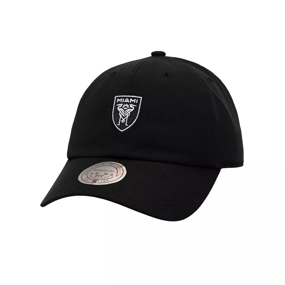 Men's Mitchell & Ness Black Inter Miami CF Perfect Strapback Adjustable Hat, Mls Black Product Image