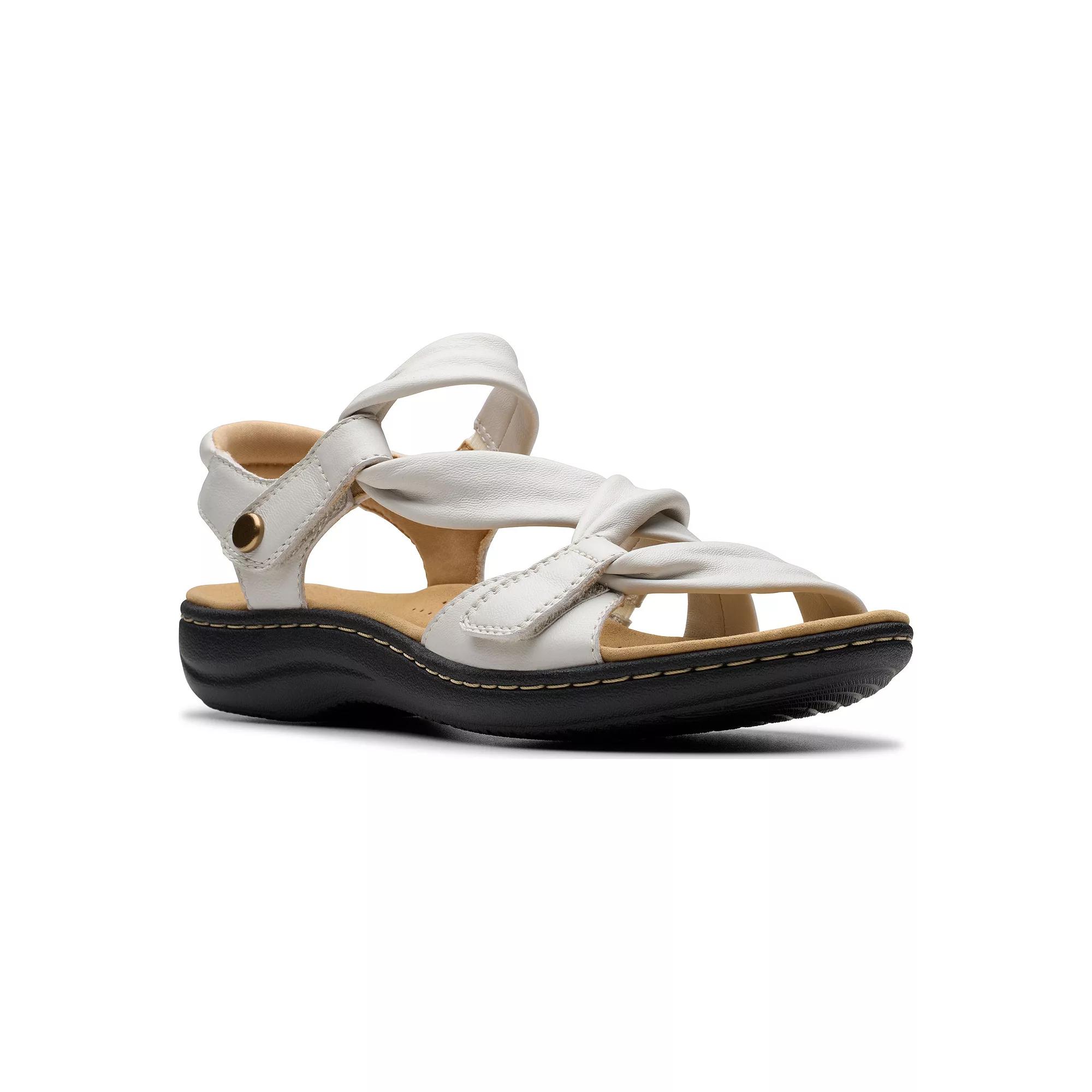 Clarks® Laurieann Bell Women's Leather Slide Sandals,  Product Image