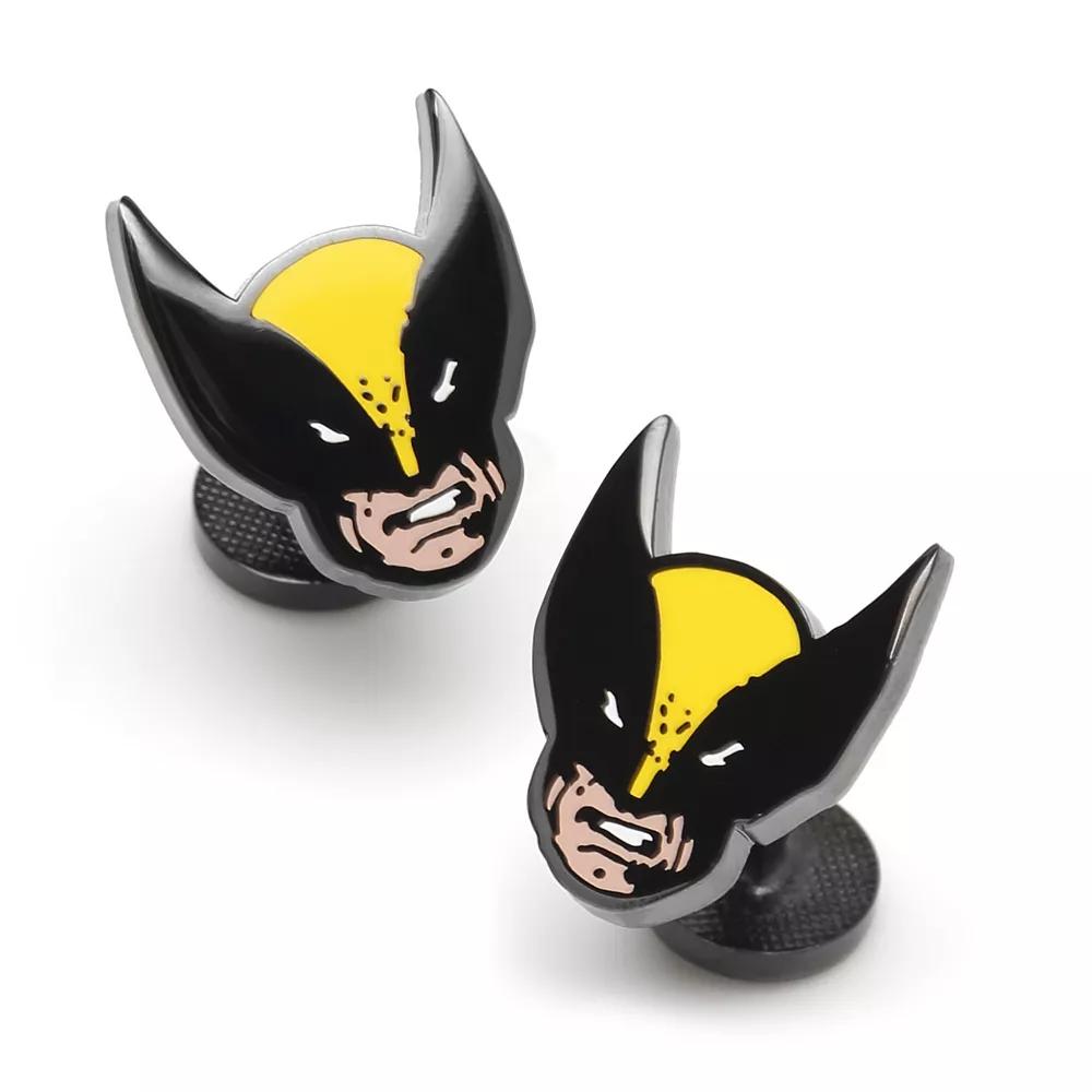 Men's Marvel Wolverine Mask Cuff Links, Black Product Image