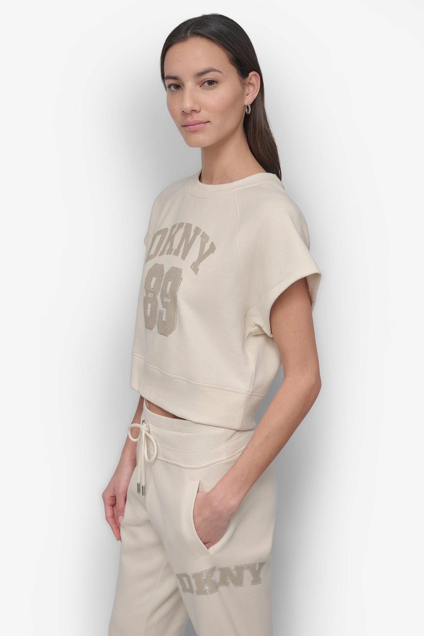 CROPPED CRYSTAL LOGO PERFORMANCE SWEATSHIRT Product Image