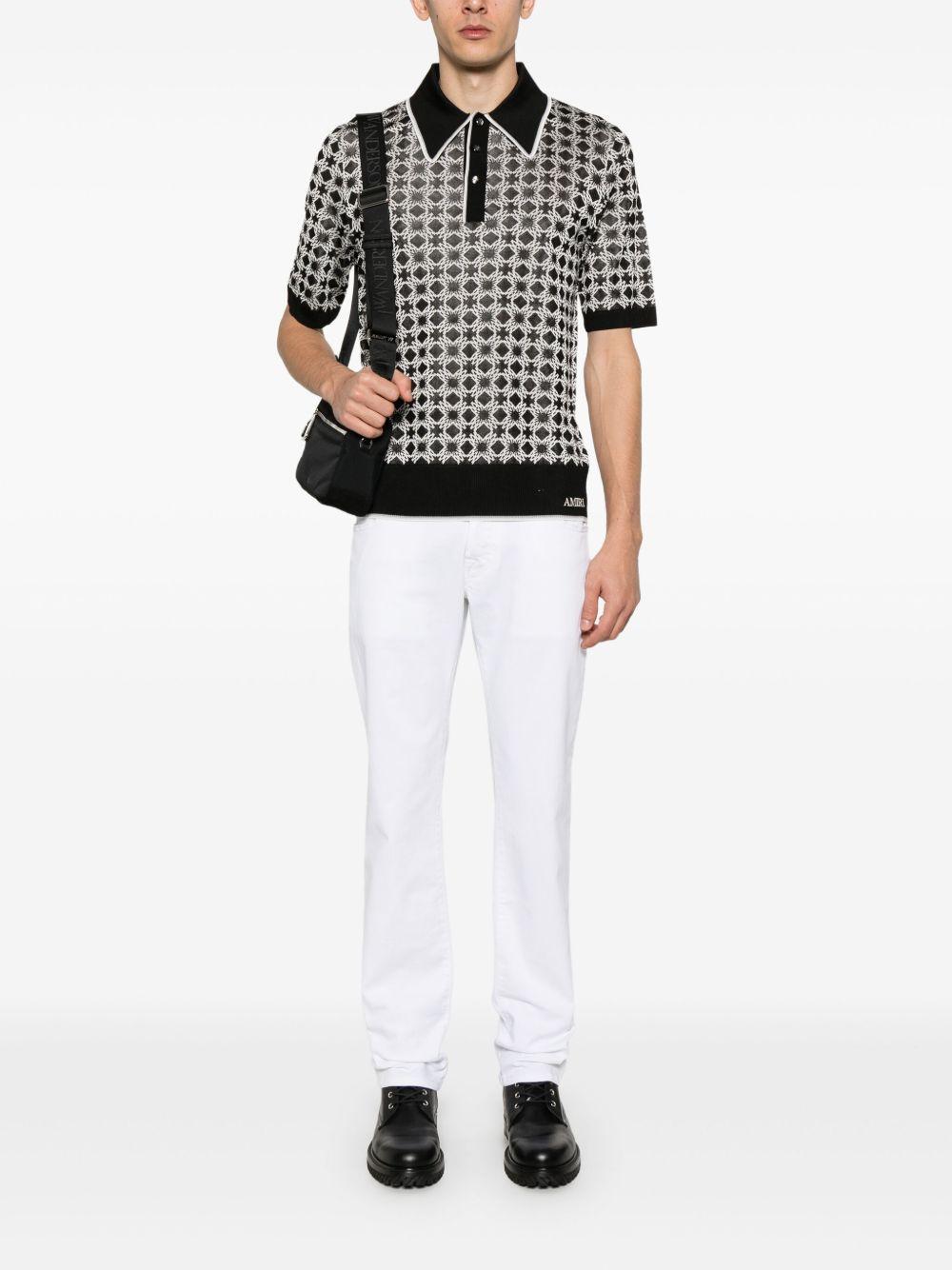 patterned polo shirt Product Image