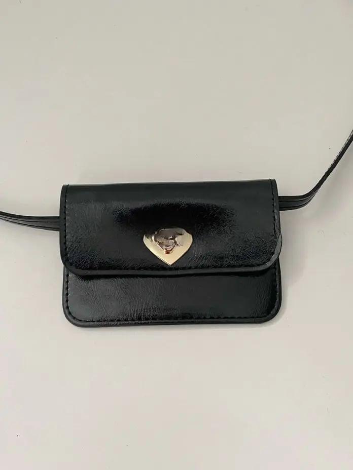 Heart Buckle Crossbody Mini Bag Product Image