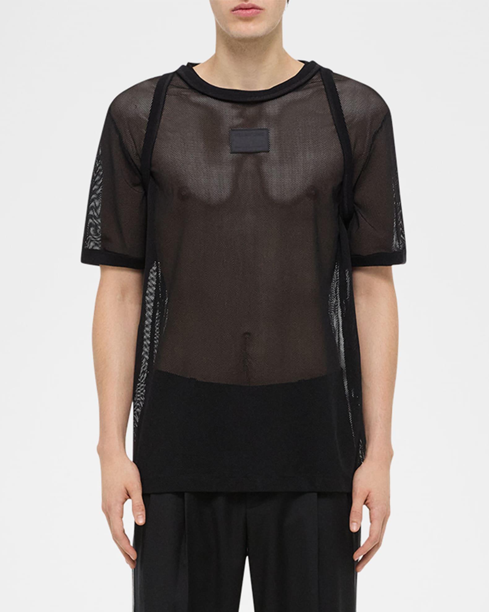 Men's Sheer Stretch Mesh T-Shirt Product Image