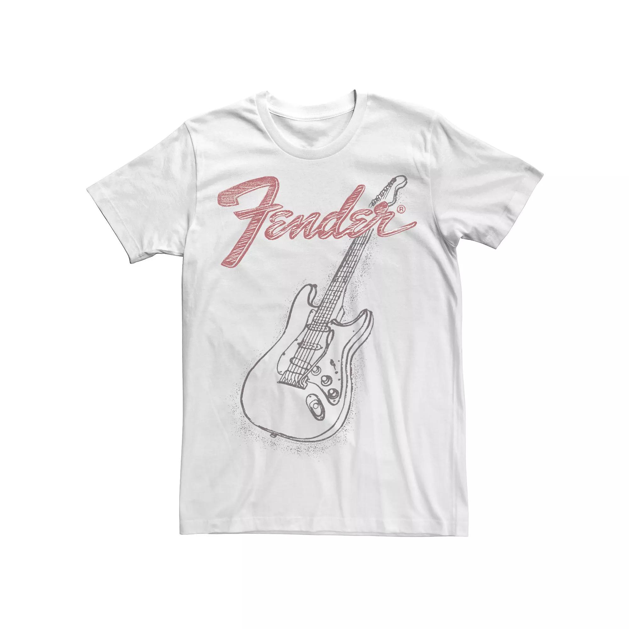 Men's Fender Guitar Sketch Logo Tee,  Product Image