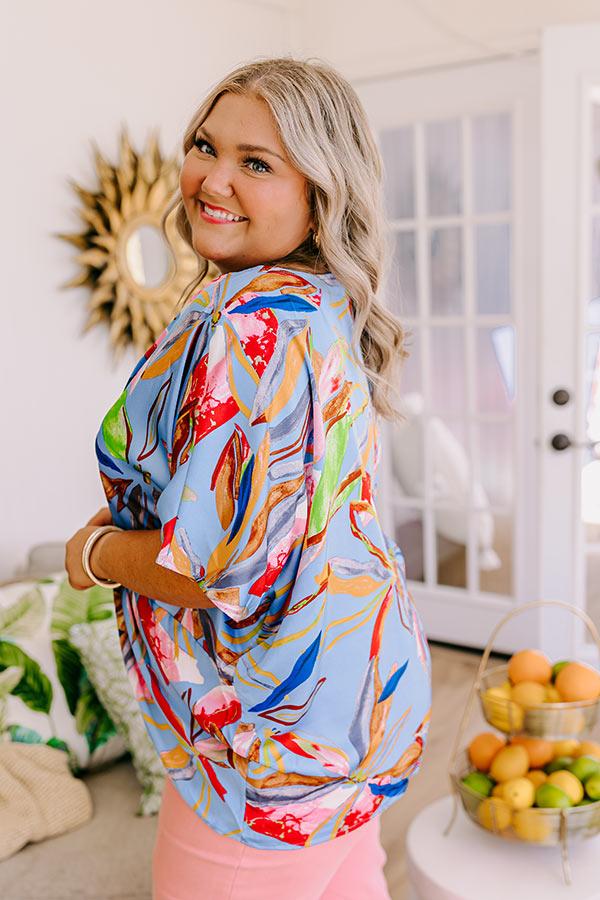 Mai Tais and Tikis Satin Top Curves Product Image