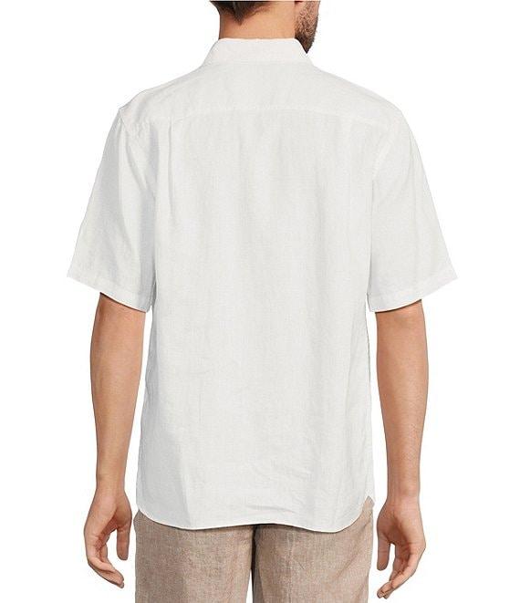 Caribbean Big & Tall Linen Short Sleeve Woven Shirt Product Image