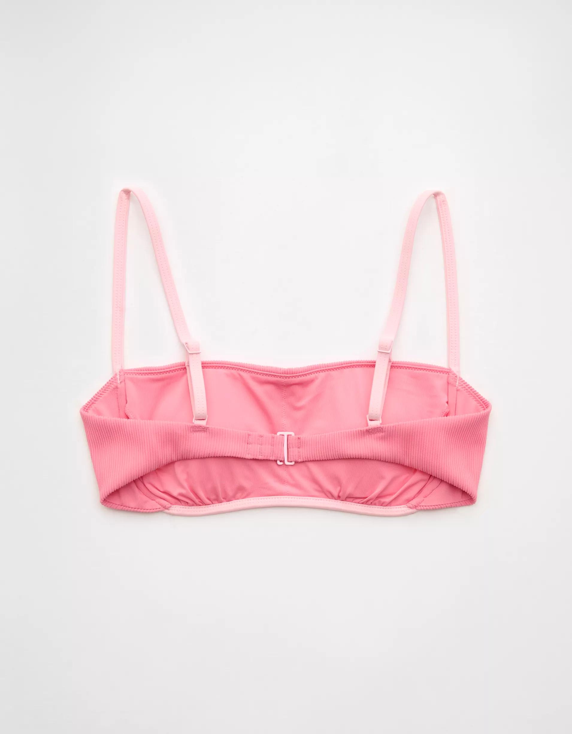 Aerie Straight Scoop Ribbed Bikini Top Women's Product Image