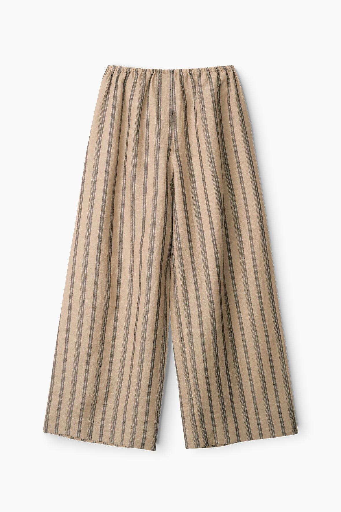 BONFIRE LINEN PANT | SAHARA STRIPE Product Image