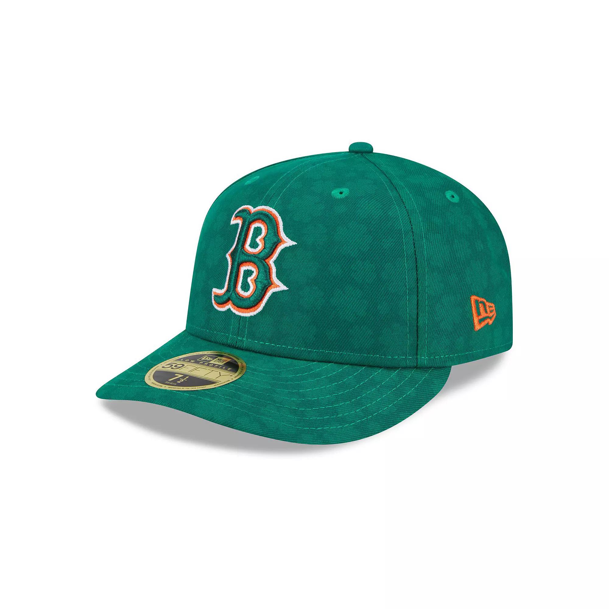 Men's New Era Kelly Green Boston Red Sox St. Patrick's Day Low Profile 59FIFTY Fitted Hat, Size: 7 1/8 Product Image