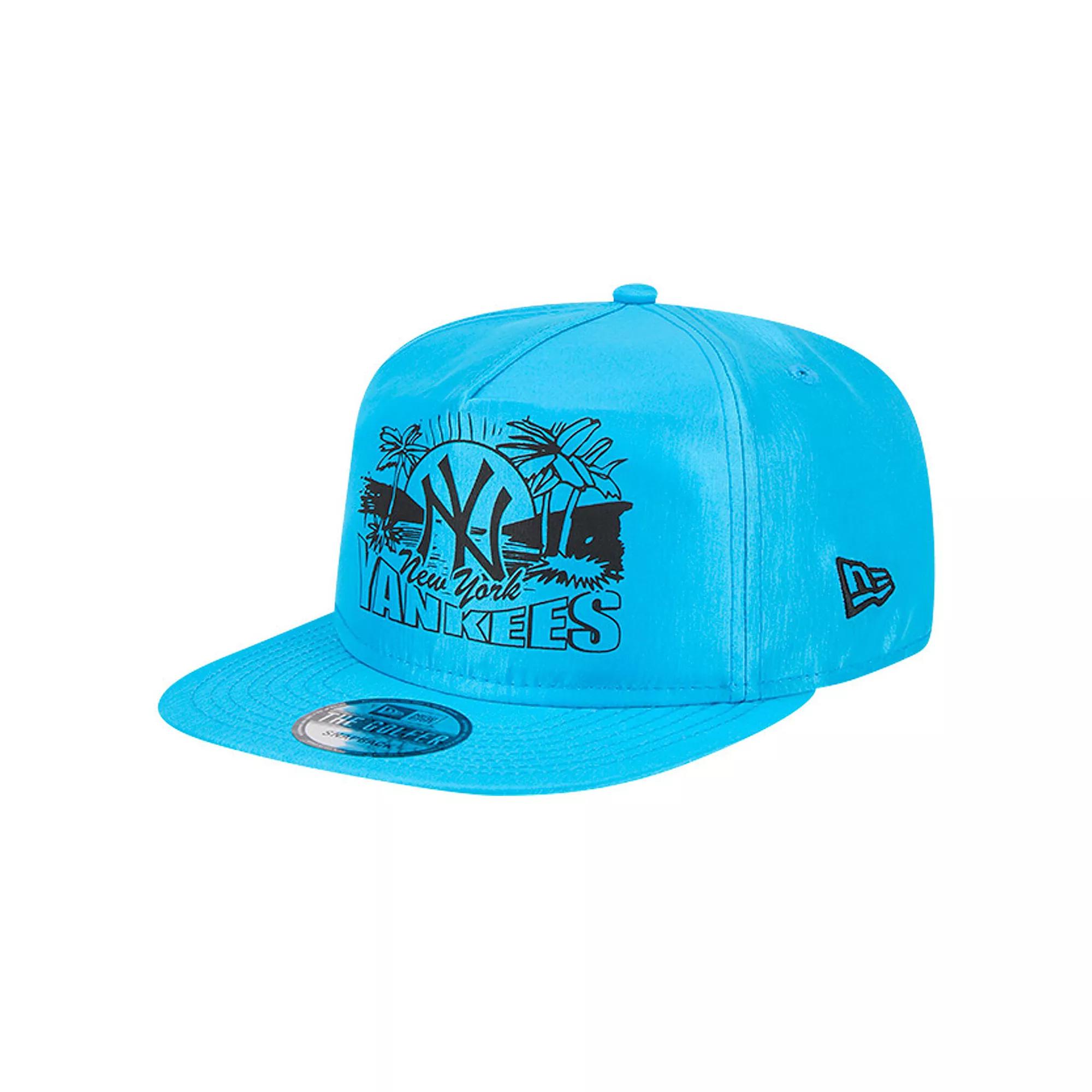 Men's New Era Blue New York Yankees Neon Golfer Snapback Hat Product Image