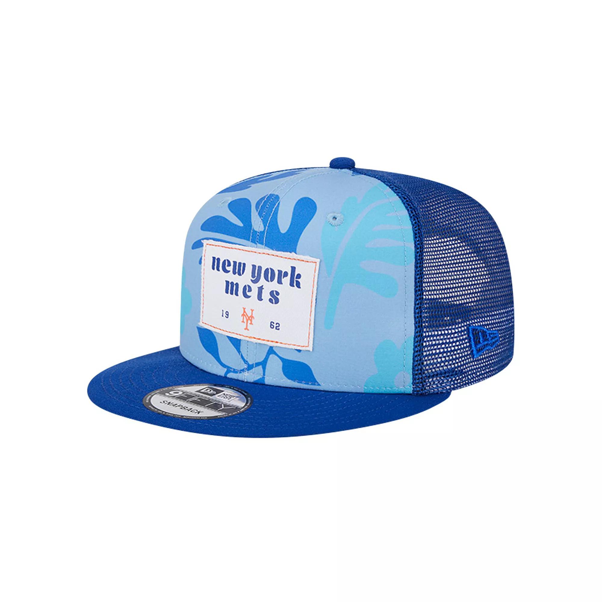 Men's New Era Navy Seattle Mariners Bikini Bottom Trucker 9FIFTY Snapback Hat, Blue Product Image