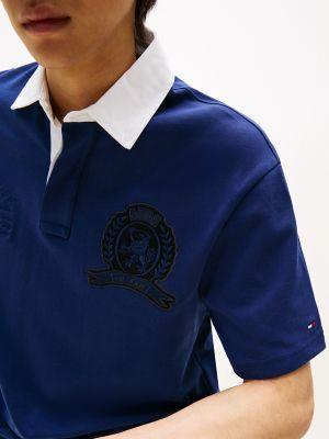 Classic Fit Embroidered Logo Rugby Polo Product Image