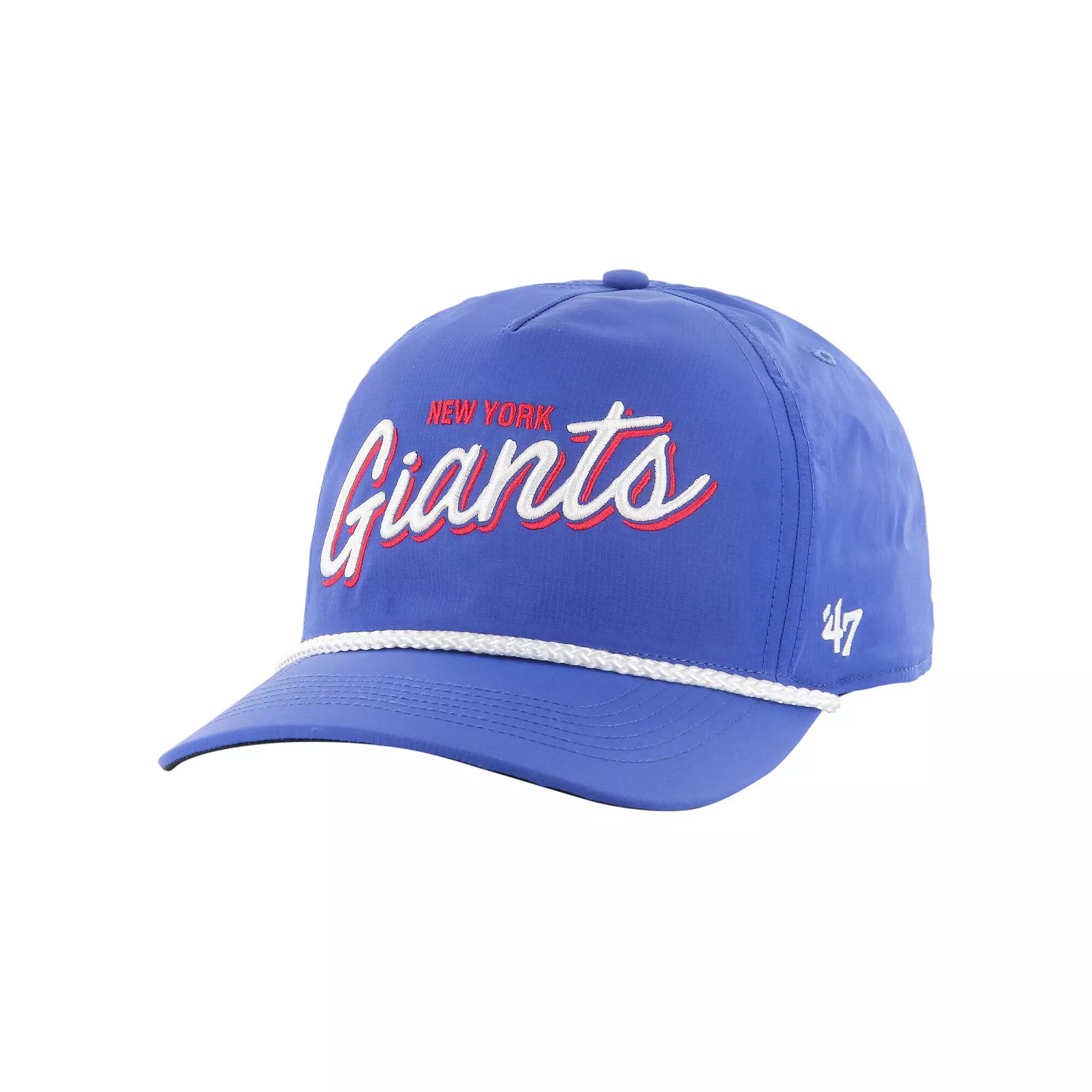 Men's '47 Royal New York Giants Fairway Hitch brrr Adjustable Hat, Blue Product Image