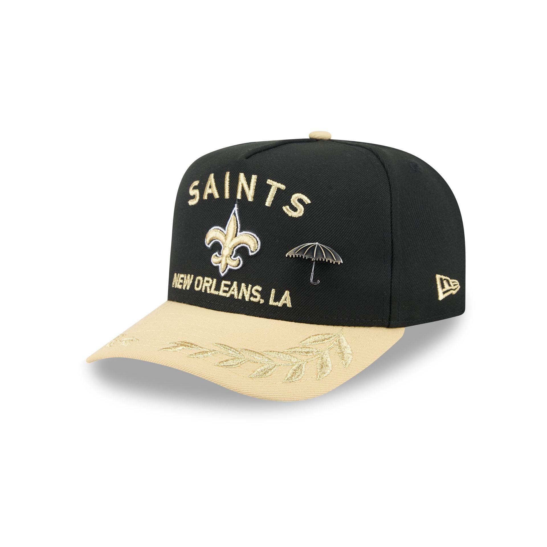 New Orleans Saints 2025 Draft Black 59FIFTY A-Frame Fitted Hat Male Product Image