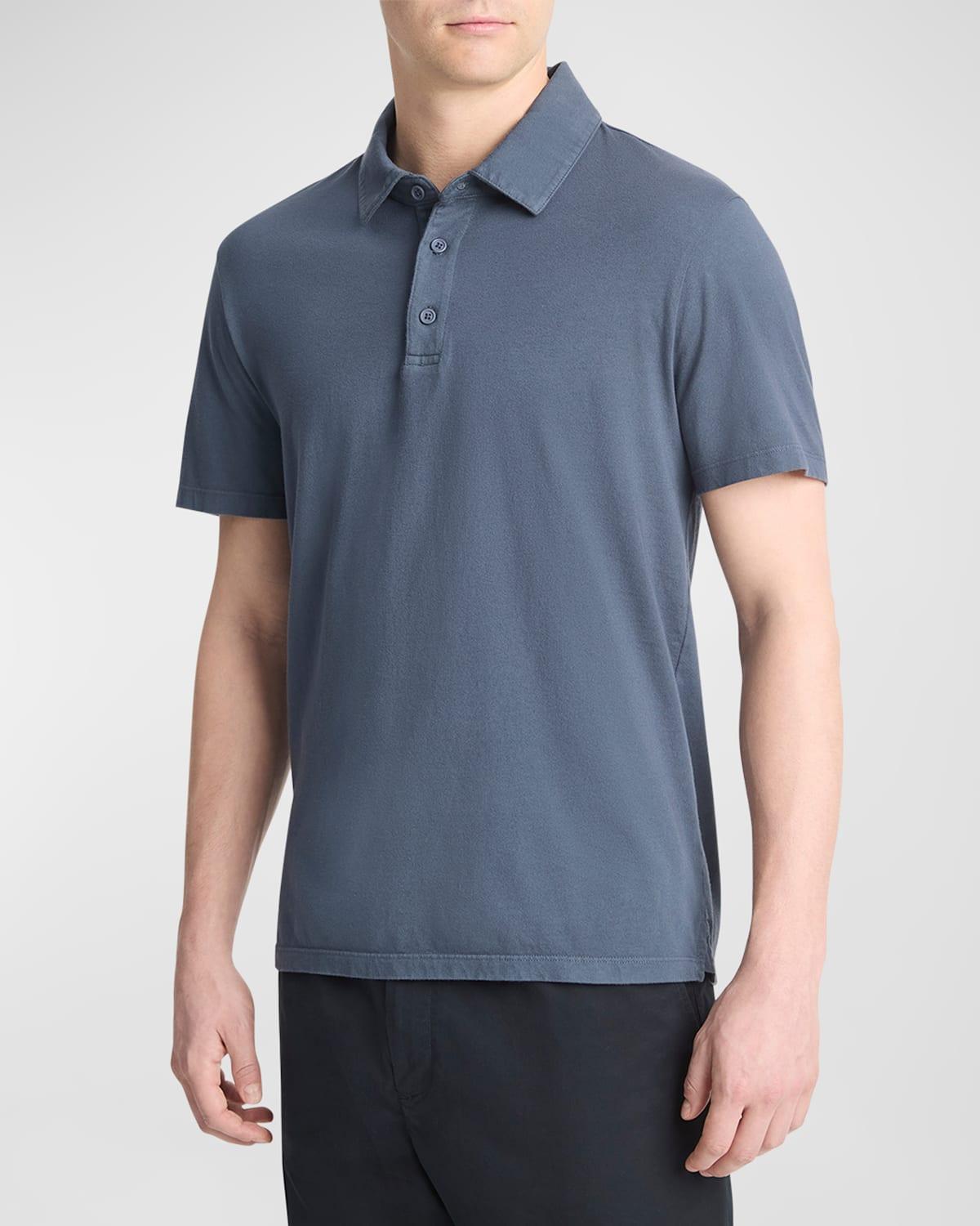 Mens Garment-Dyed Polo Shirt Product Image