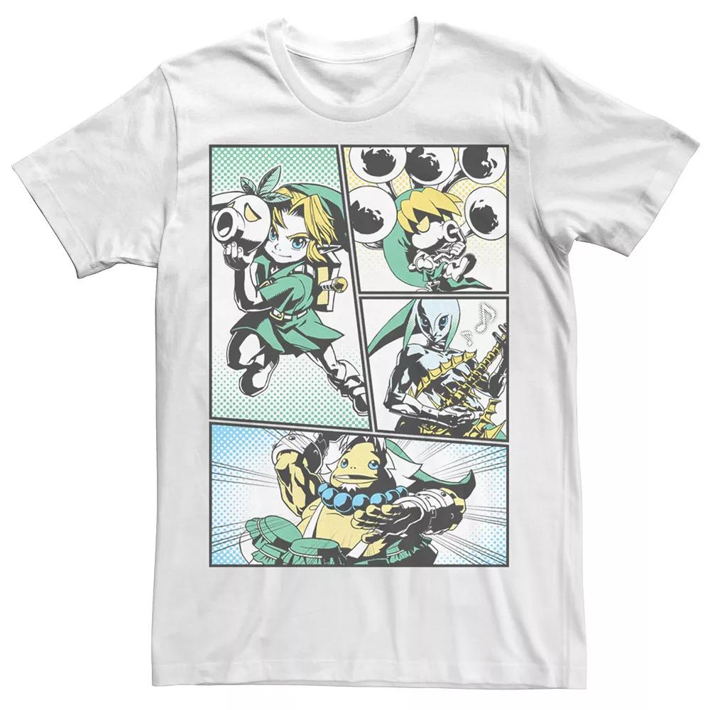 Men's Nintendo Zelda Link Manga Comic Graphic Tee,  Product Image
