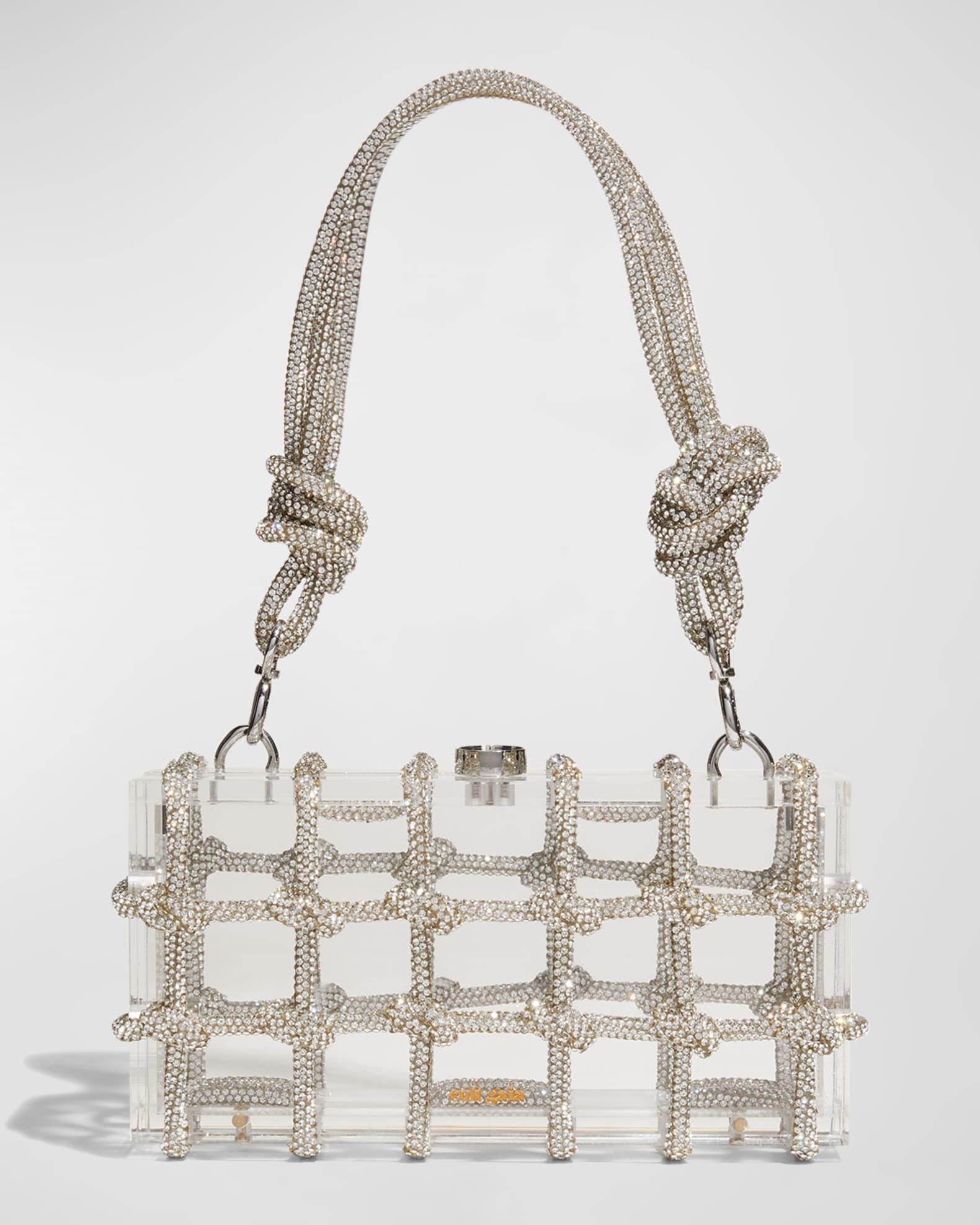 Bess Caged Embellished Box Shoulder Bag Product Image